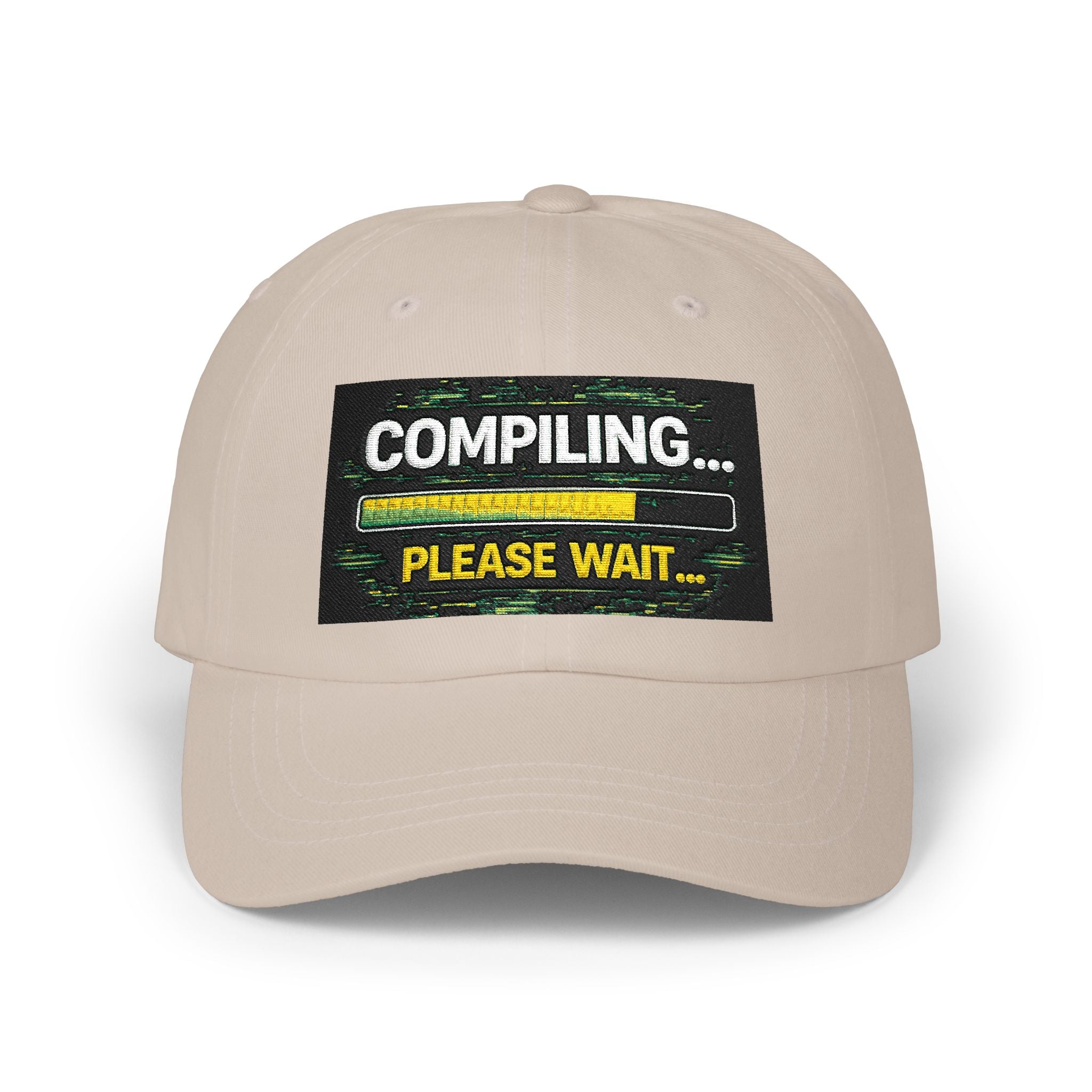 "Compiling...Please Wait" Tech Humor Funny IT Baseball Hat/Cap