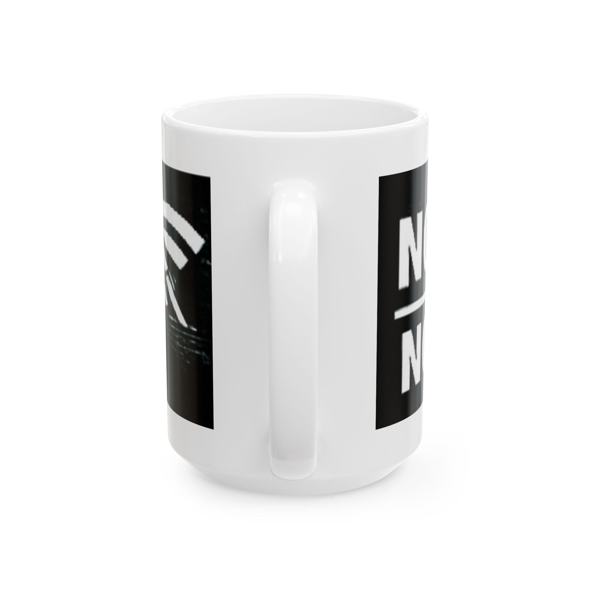 "No Signal, No Problem" Geek Humor Ceramic Mug, (11oz, 15oz)