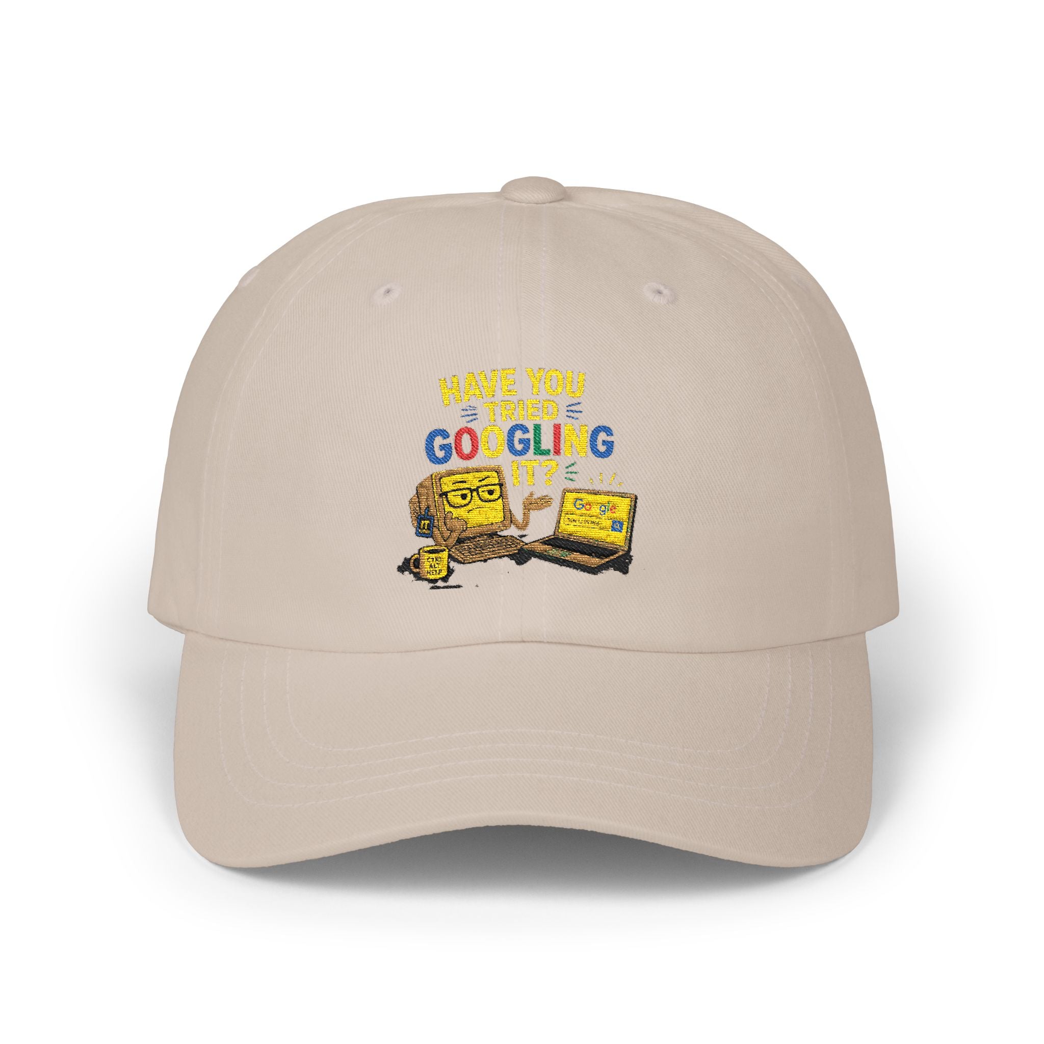 "Have You Tried Googling It?" Embroidered Casual Baseball Hat