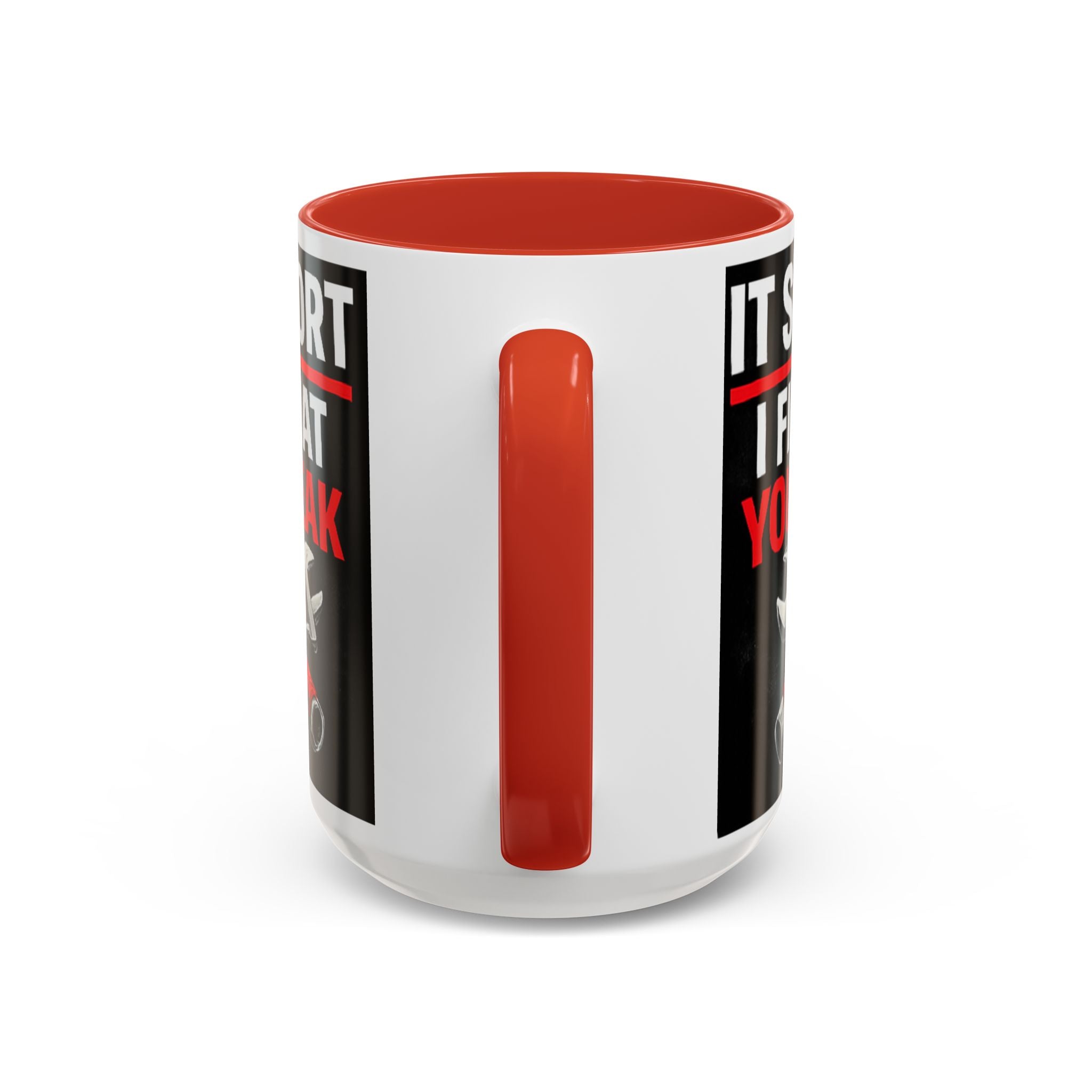 "It Support:  I Fix What You Break" IT Humor Accent Coffee Mug (11, 15oz)