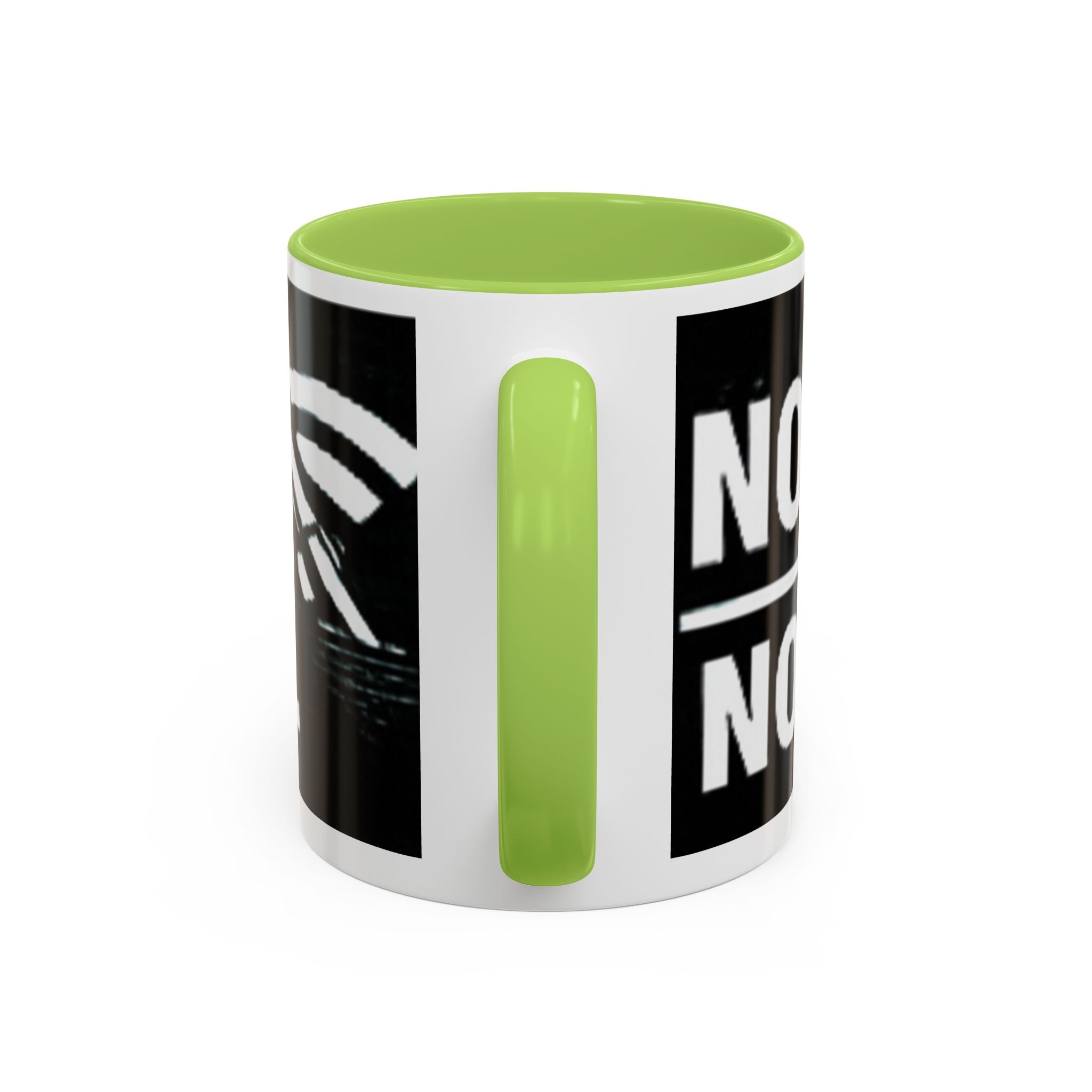 "No Signal No Problem" IT Humor Accent Coffee Mug (11, 15oz)