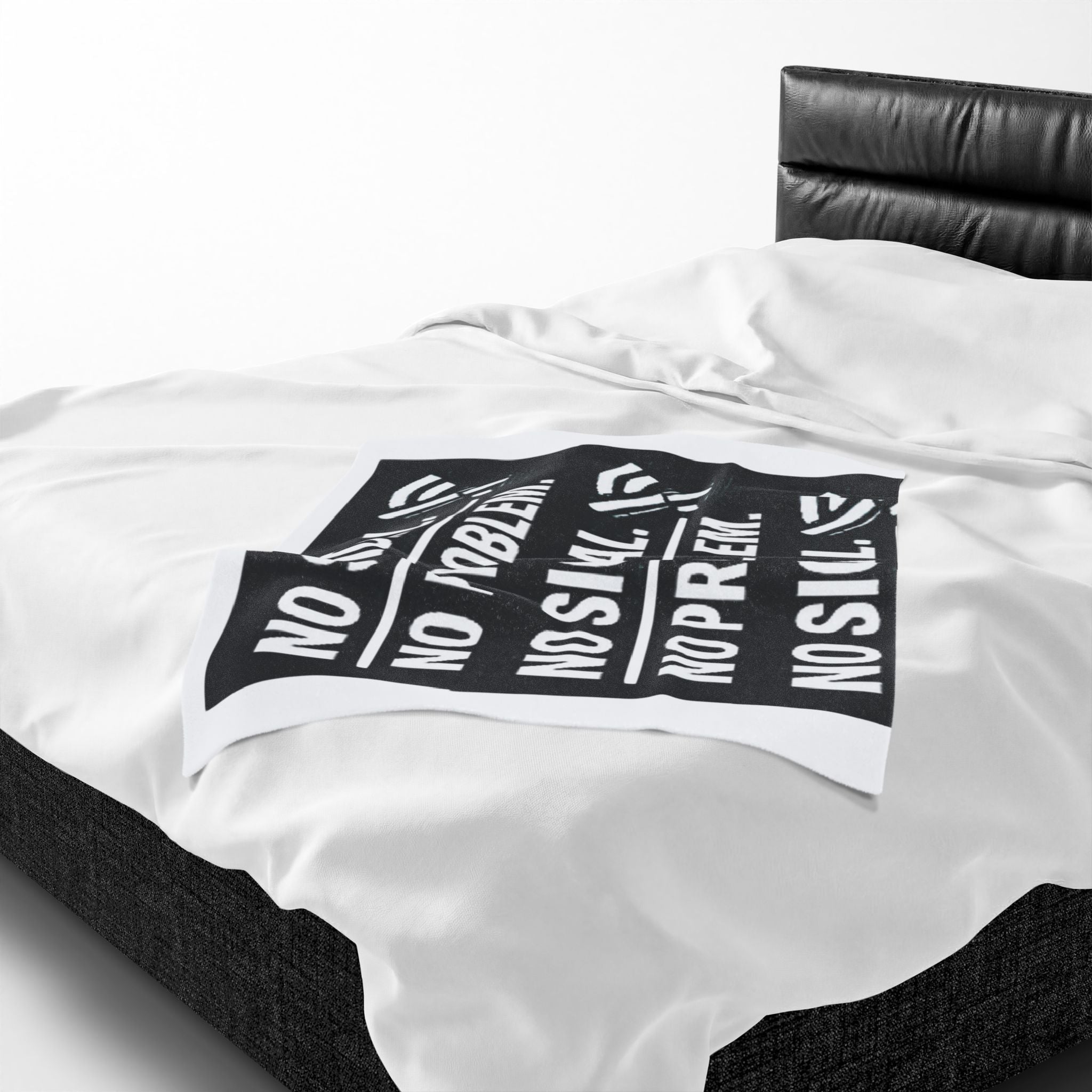 "No Signal No Problem" IT Humor Funny IT Velveteen Plush Blanket