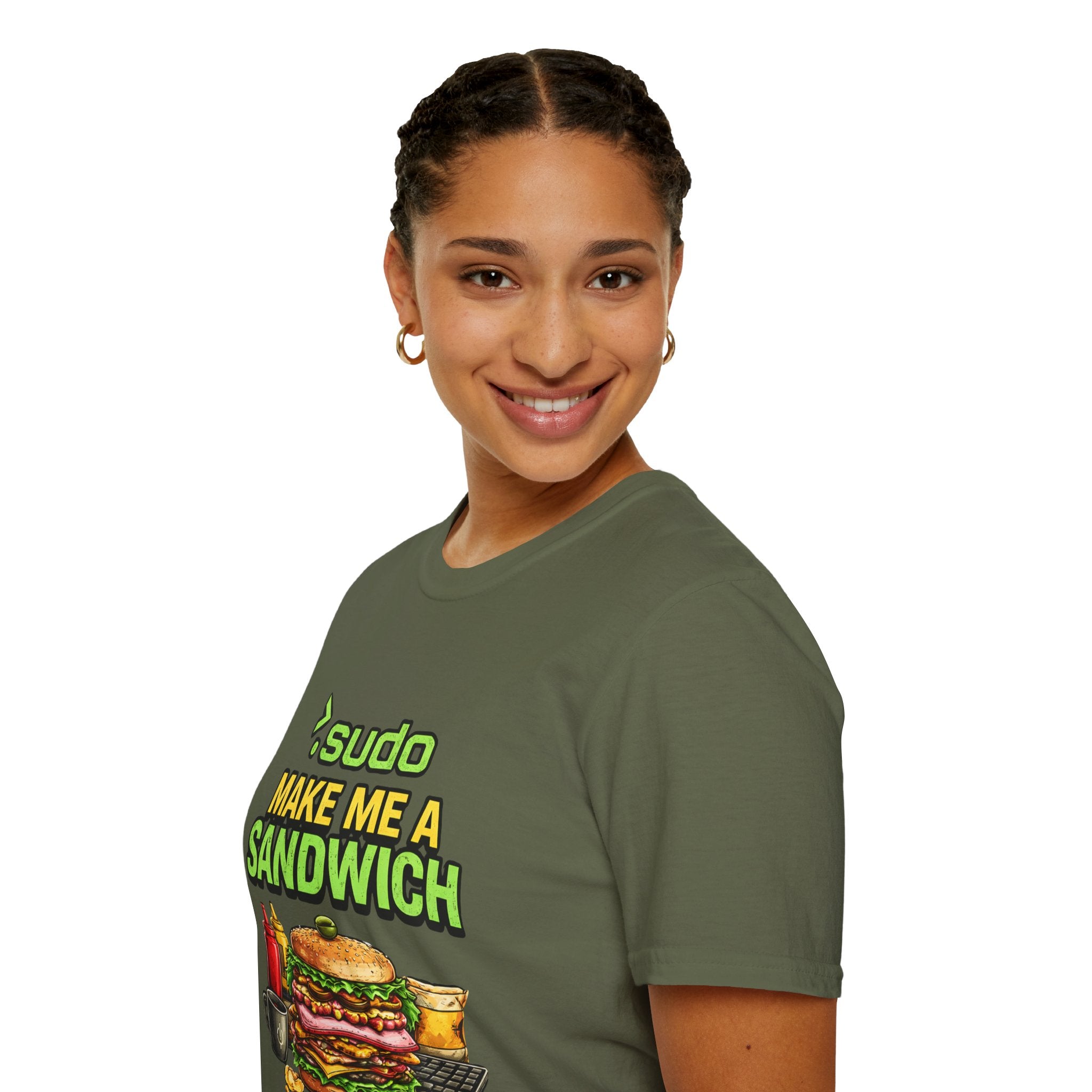 ">. Sudo Make Me a Sandwich" Funny IT T-Shirt — Programmer Tech Humor Tee