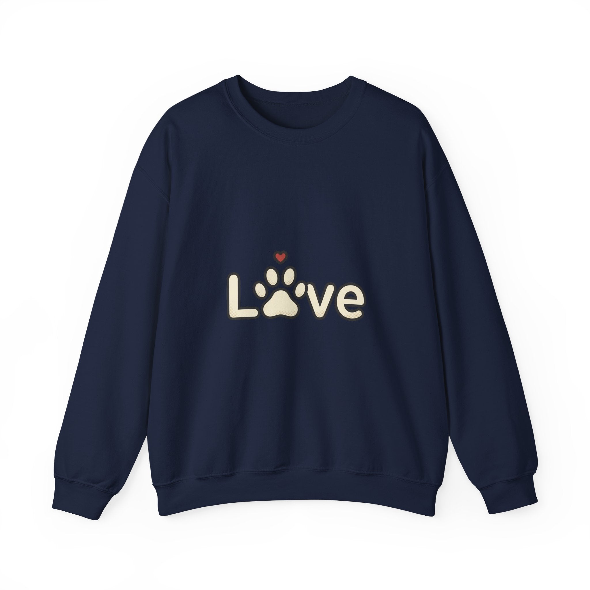 Love Paw Crewneck Sweatshirt | Dog Mom Dog Dad, Fur Baby Rescue Pride