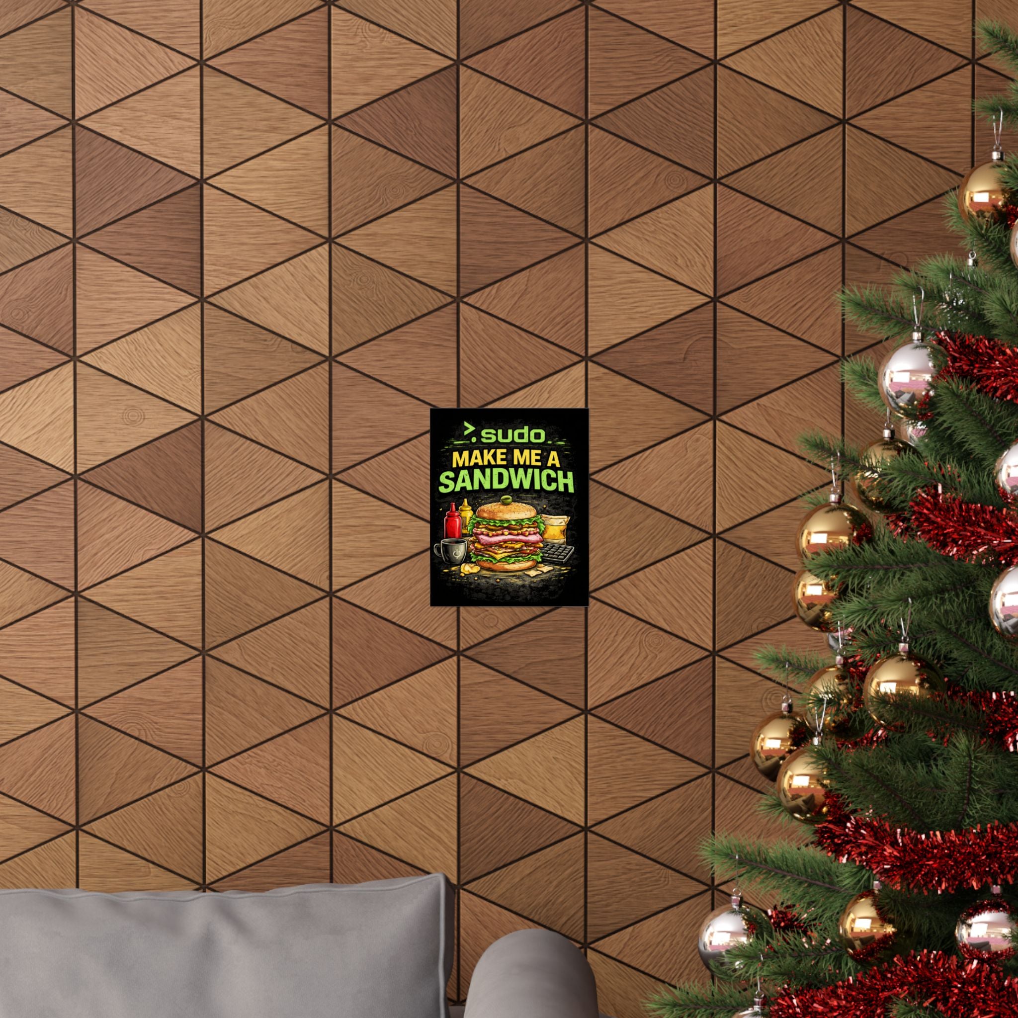 ">.Sudo Make Me A Sandwich" Geek Tech Humor Funny IT Matte Vertical Posters