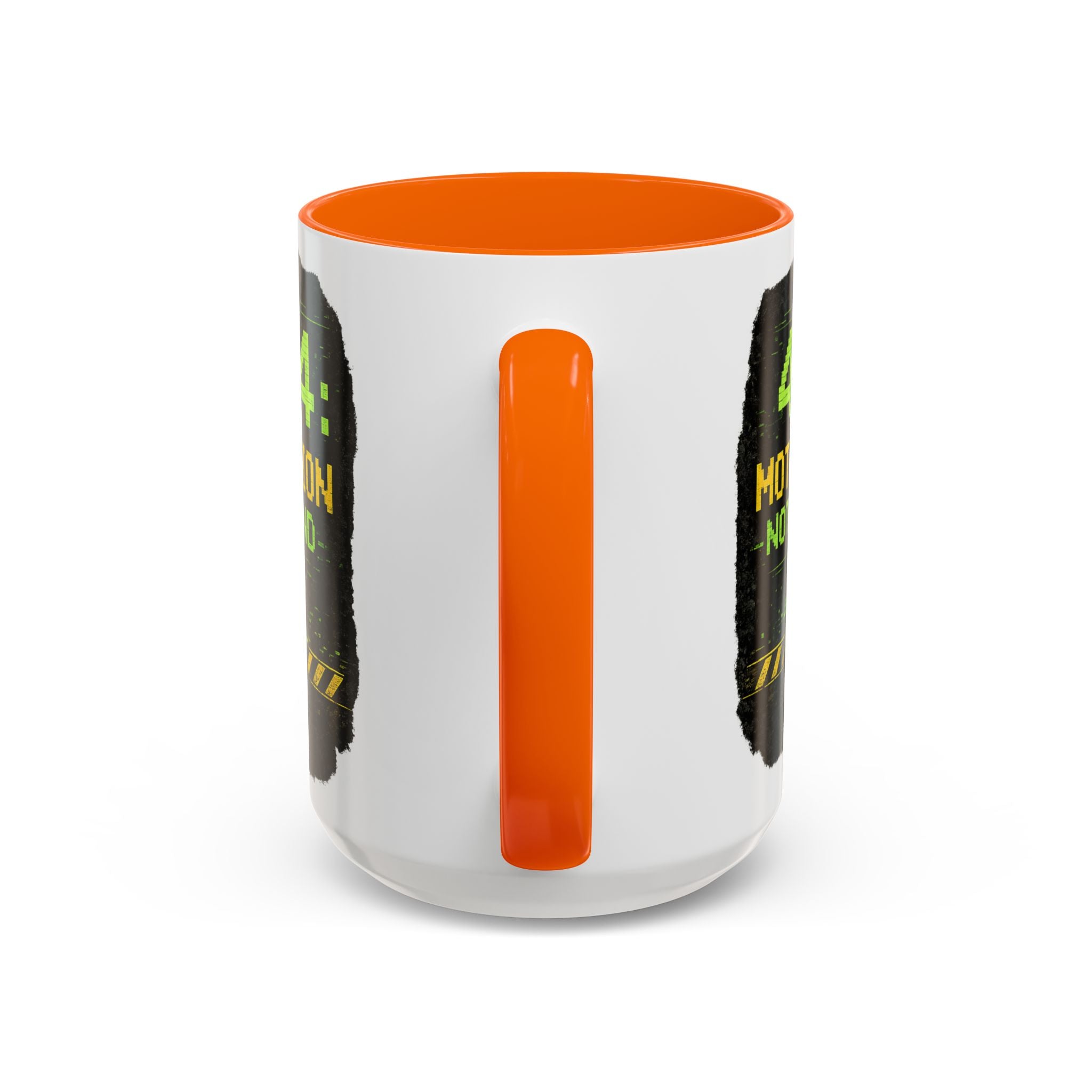 "Error 404 Motivation Not Found" IT Humor Accent Coffee Mug (11, 15oz)