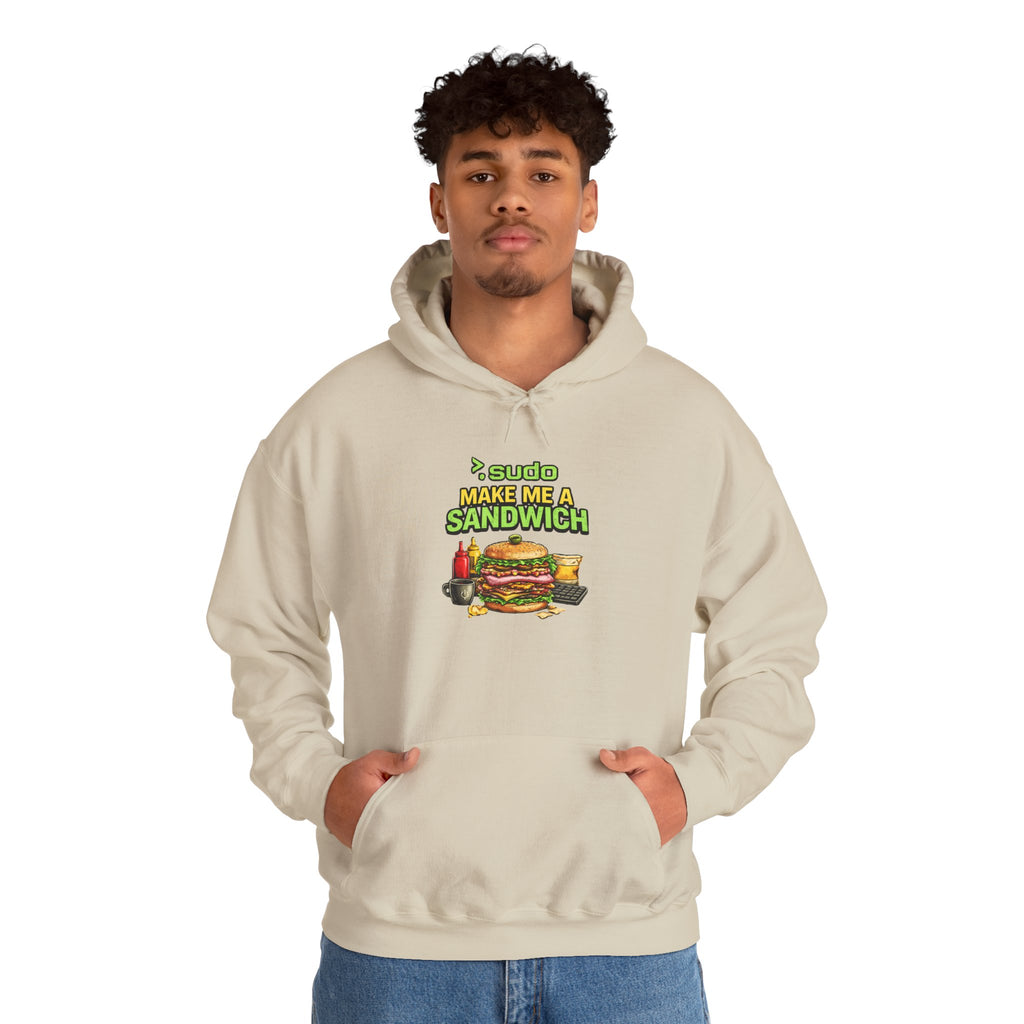 ">.Sudo Make Me A Sandwich" IT Humor Unisex Heavy Blend™ Hoodie