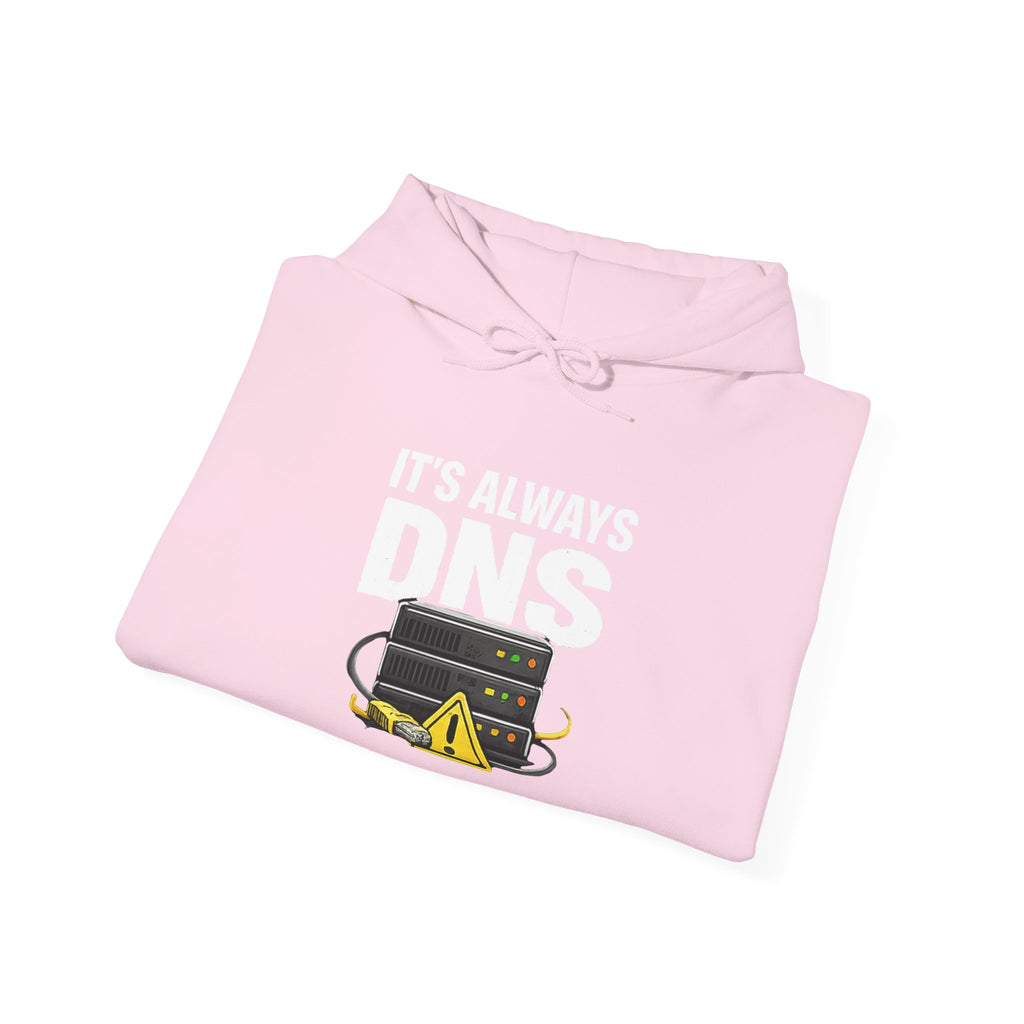 "It's Always DNS" Tech Humor Unisex Heavy Blend™ Hoodie