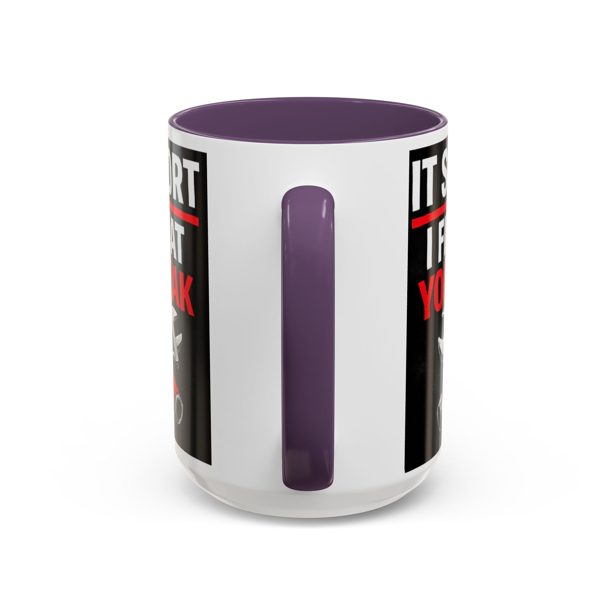 "It Support:  I Fix What You Break" IT Humor Accent Coffee Mug (11, 15oz)