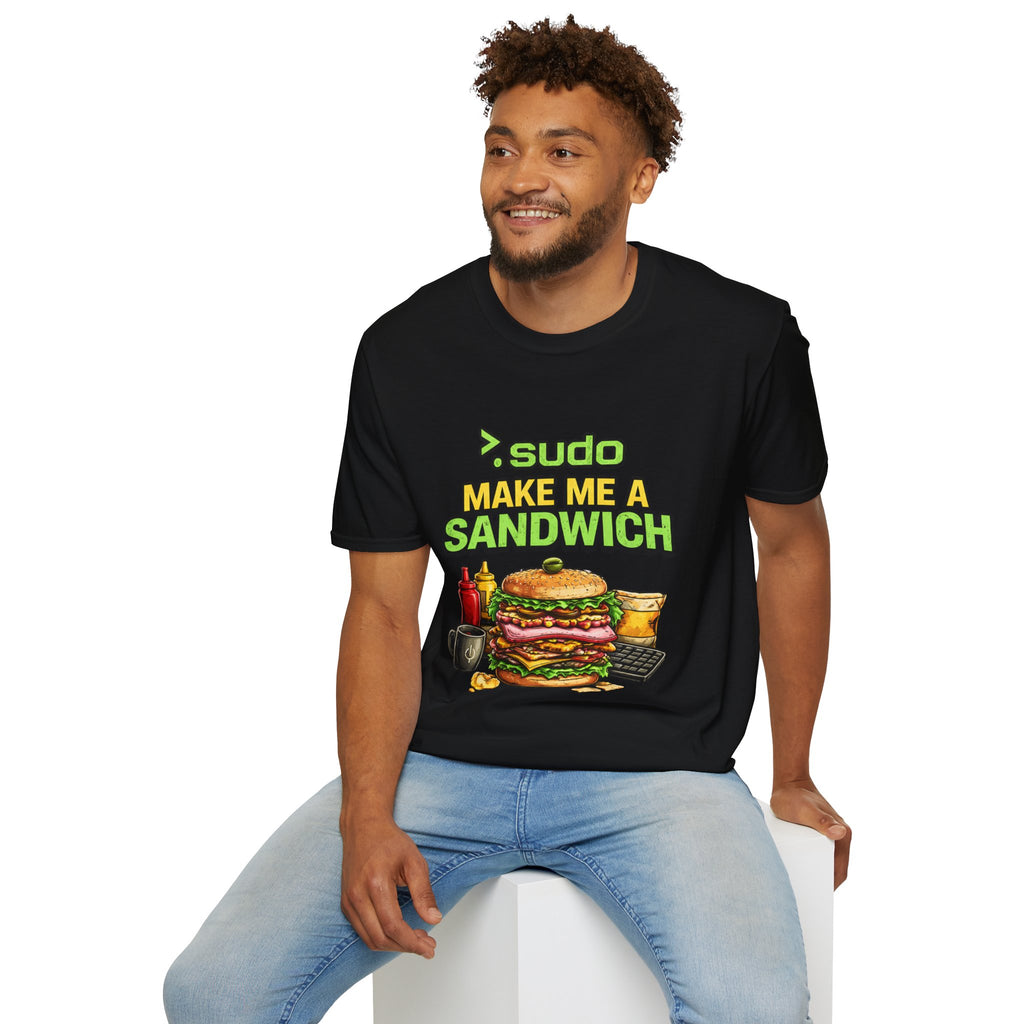 ">. Sudo Make Me a Sandwich" Funny IT T-Shirt — Programmer Tech Humor Tee