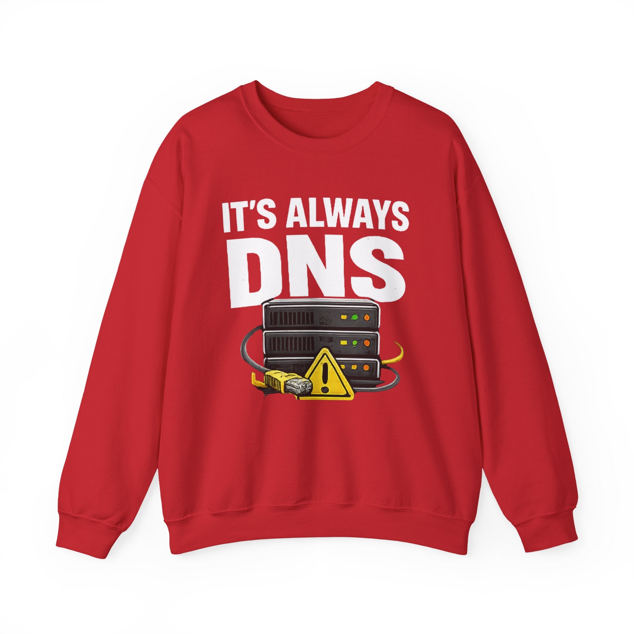 "Its Always DNS" Unisex Heavy Blend™ Crewneck Sweatshirt
