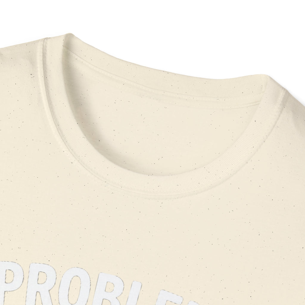 "Problem Exists Between Chair & Keyboard" Funny IT T-Shirt — Tech Coder Humor Graphic Tee