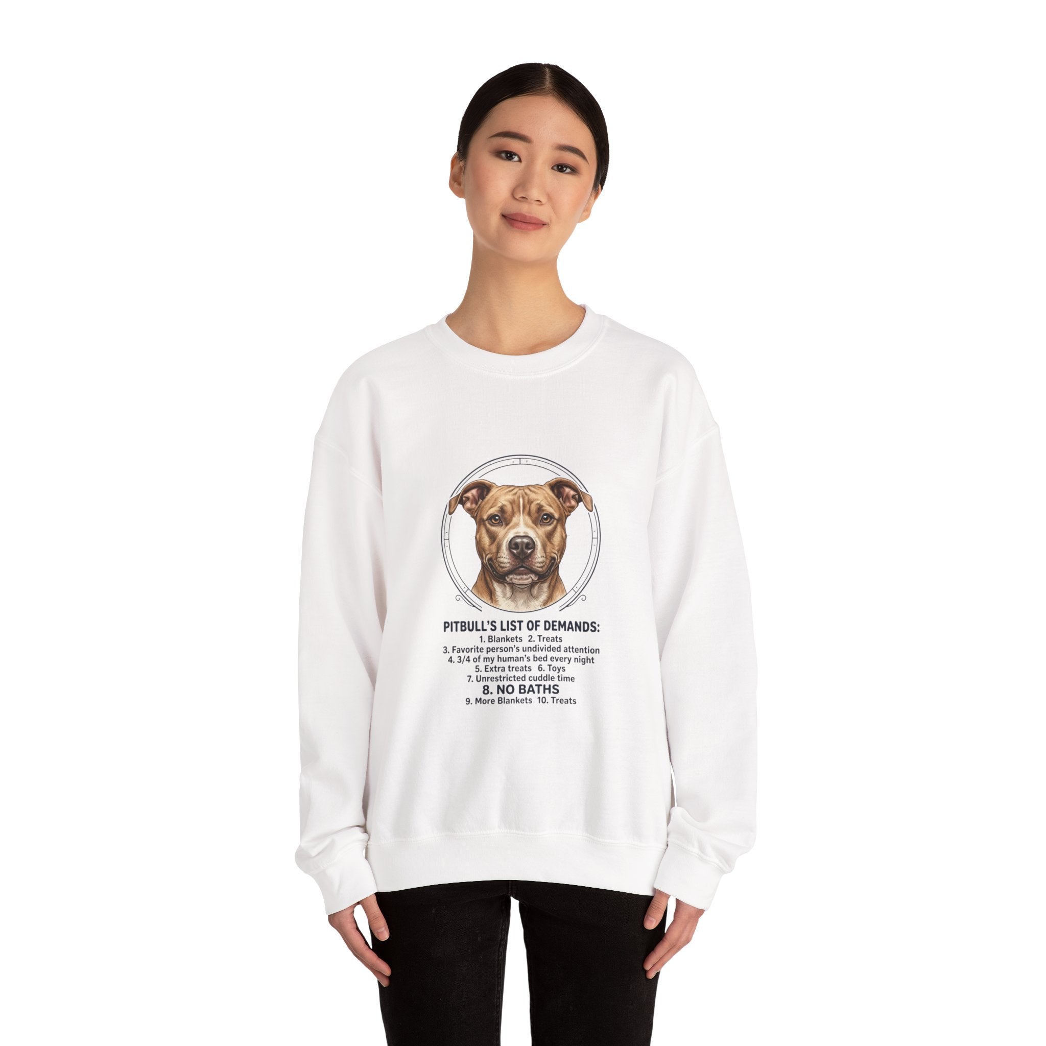 Pitbull Mom Sweatshirt | dog mom, fur baby, rescue pride