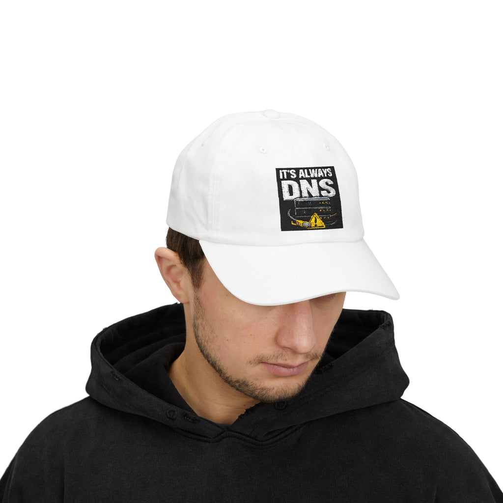 "It's Always DNS" Tech Humor Funny IT Baseball Hat/Cap