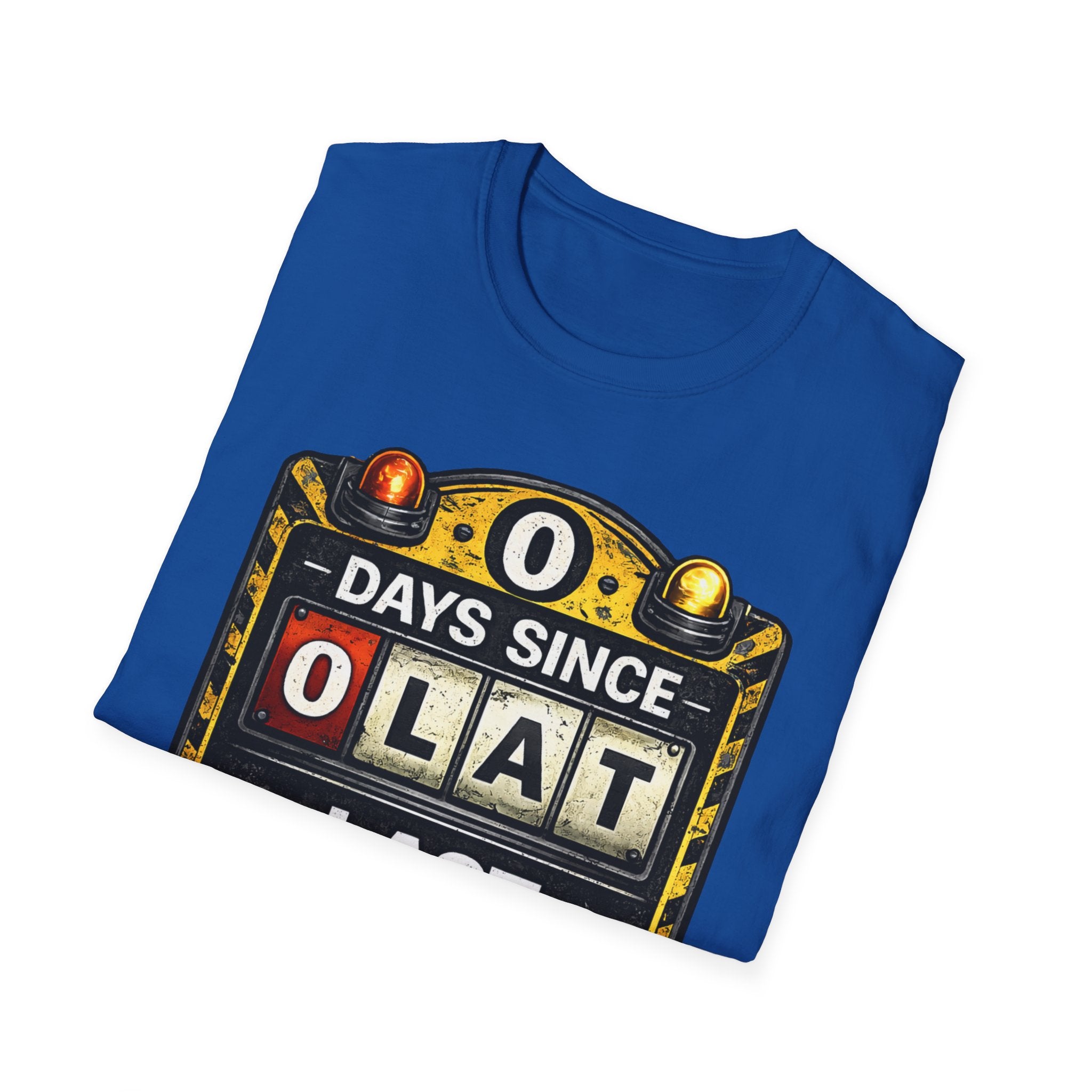"0 Days Since Last IT Incident" Funny IT Tech Humor T-Shirt
