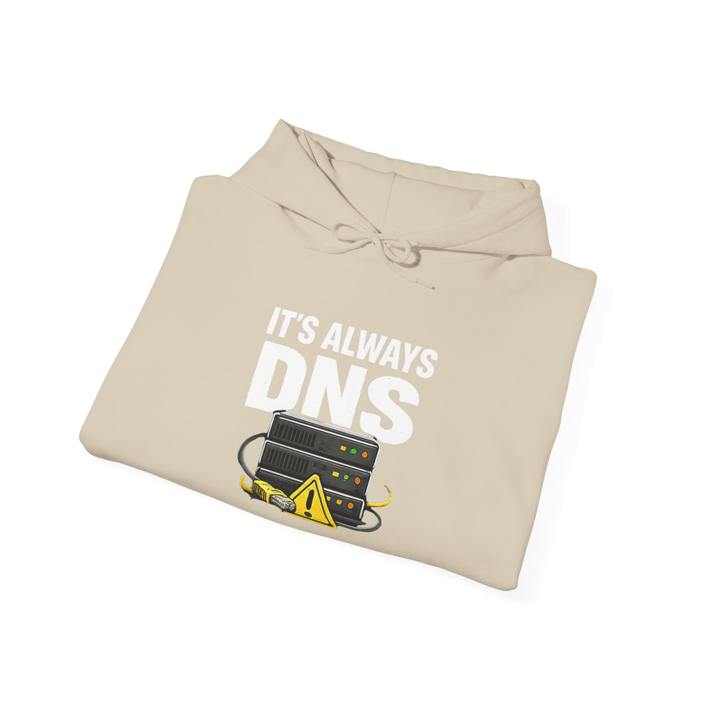 "It's Always DNS" Tech Humor Unisex Heavy Blend™ Hoodie