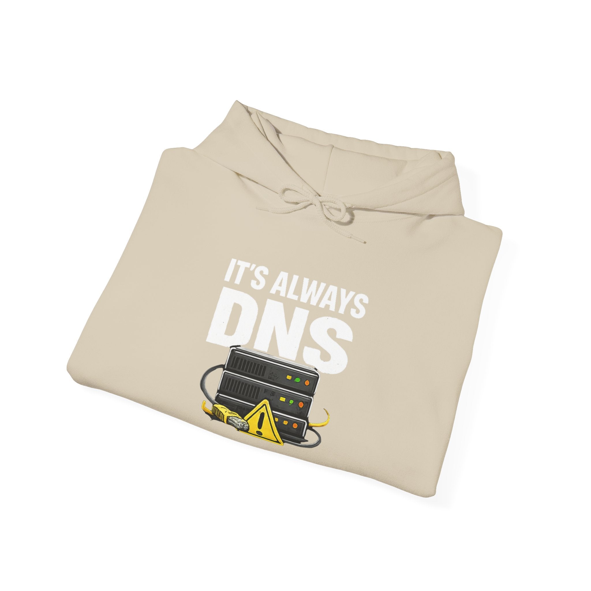 "It's Always DNS" Tech Humor Unisex Heavy Blend™ Hoodie