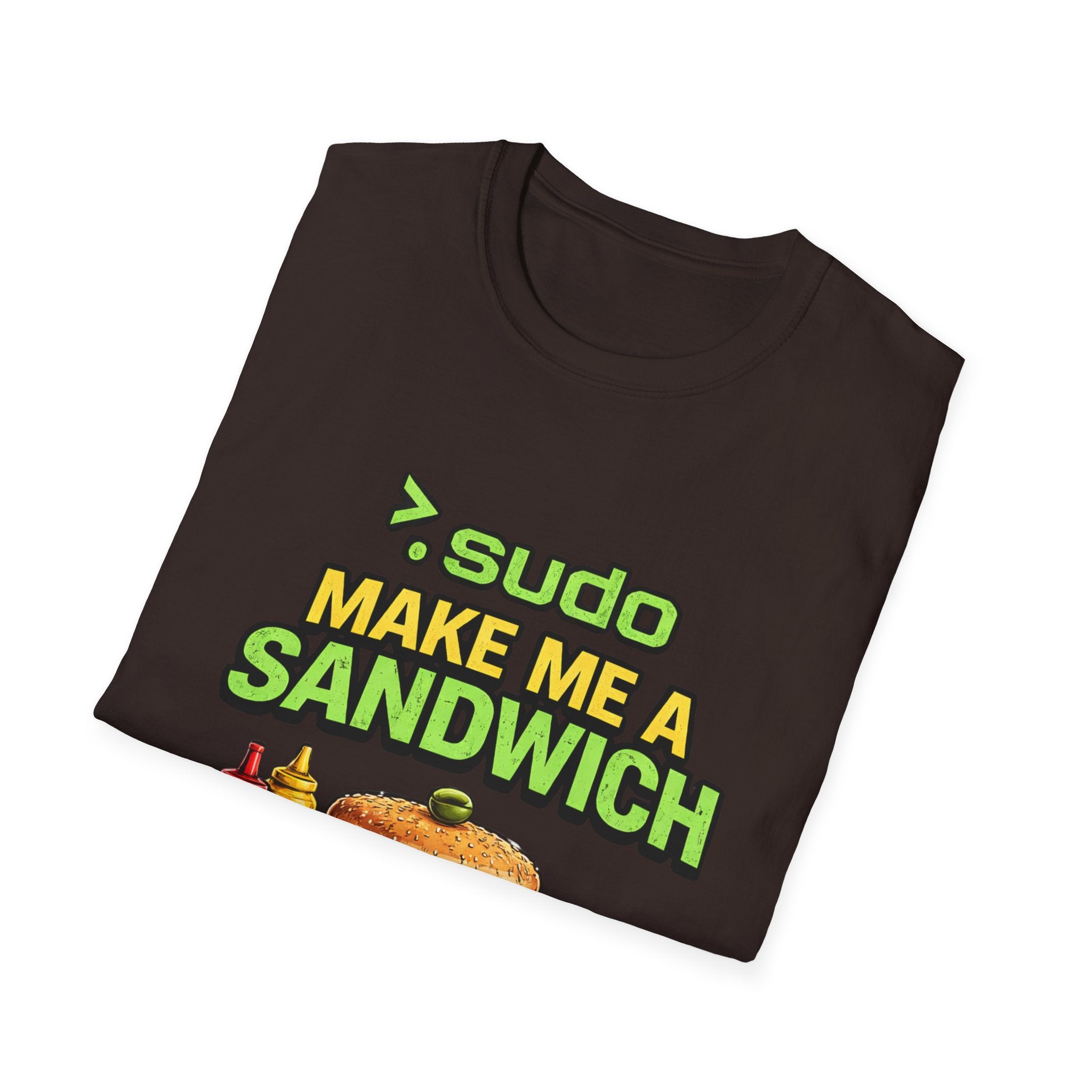 ">. Sudo Make Me a Sandwich" Funny IT T-Shirt — Programmer Tech Humor Tee