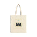 "I Speak Fluent Binary" Geek Humor Funny IT Cotton Canvas Tote Bag