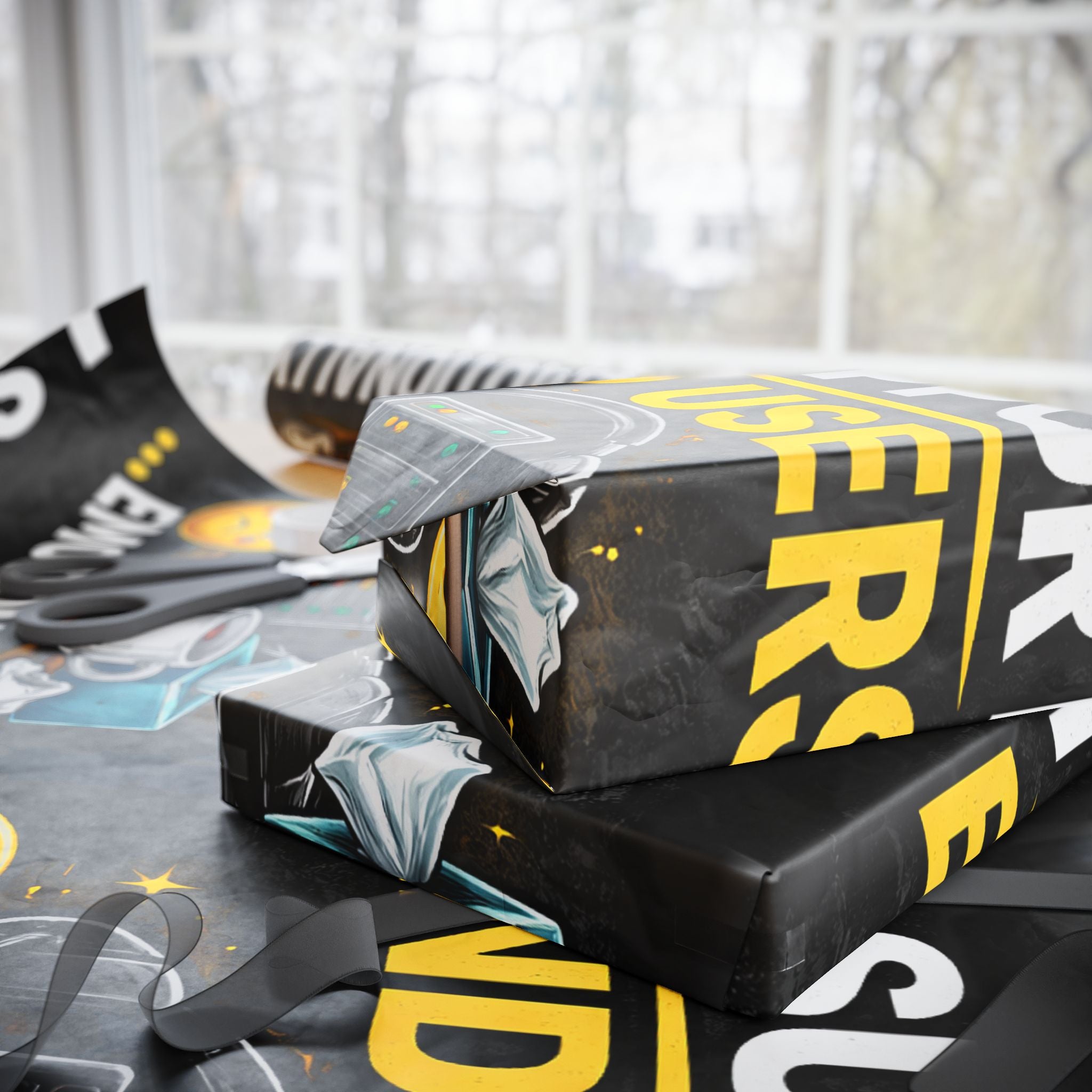 "I Support End Users... Emotionally" Funny IT Wrapping Paper – IT Humor Novelty Gift Wrap
