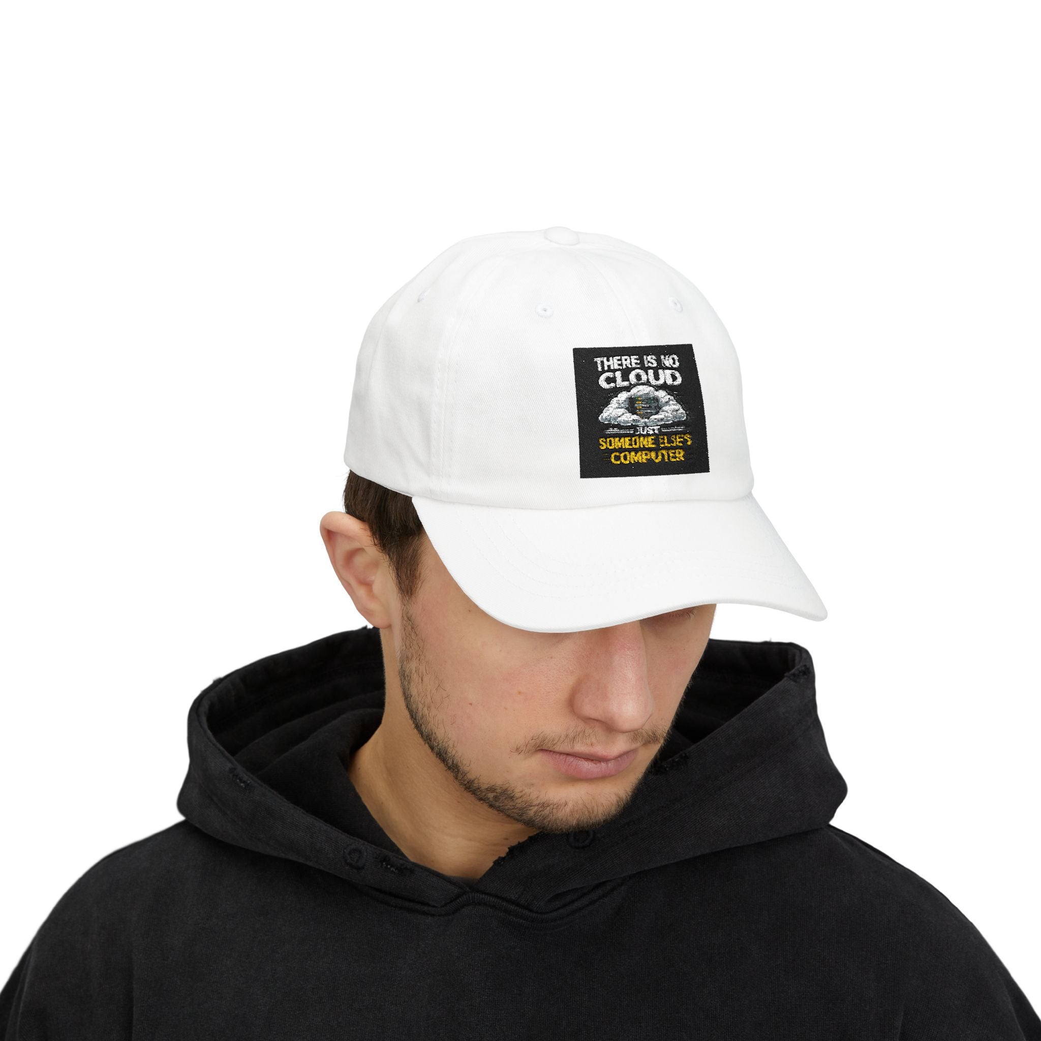 Classic Dad Cap — "There Is No Cloud, It's Someone Else's Computer" Embroidered Tech Humor Hat