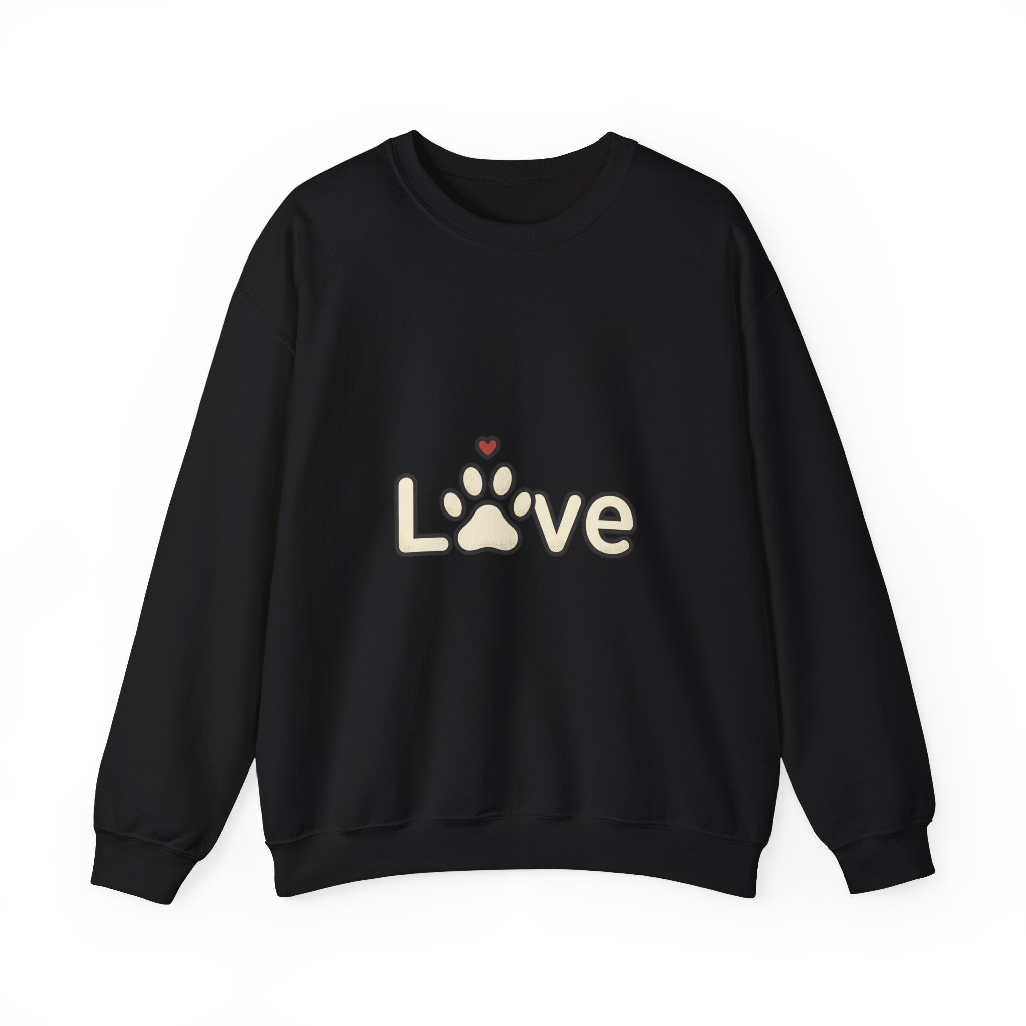 Love Paw Crewneck Sweatshirt | Dog Mom Dog Dad, Fur Baby Rescue Pride