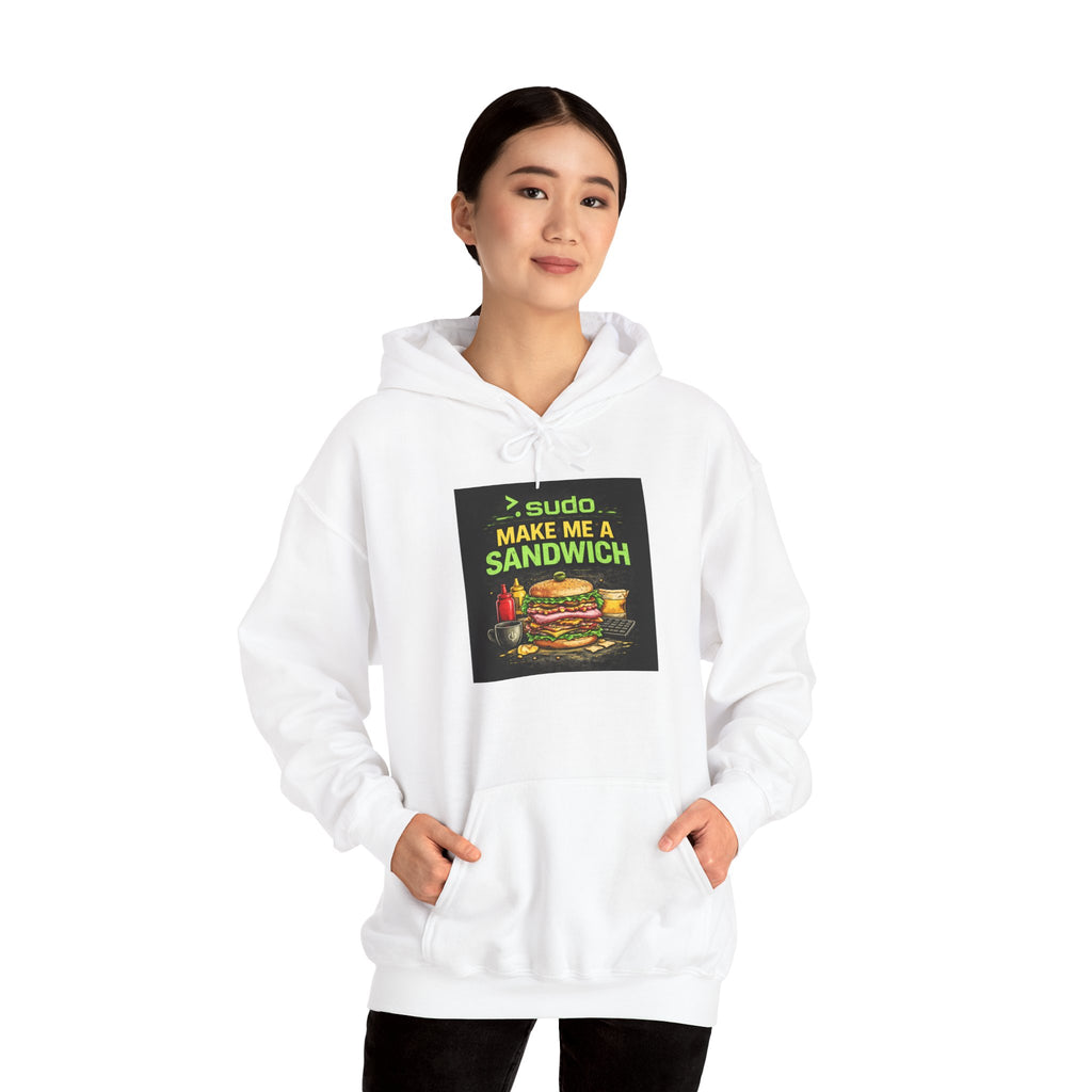 ">.Sudo Make Me A Sandwich" IT Humor Unisex Heavy Blend™ Hoodie