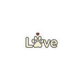 Love Paw Sticker | Dog Mom, Fur Baby Rescue Pride Kiss-Cut Dog Lover Sticker