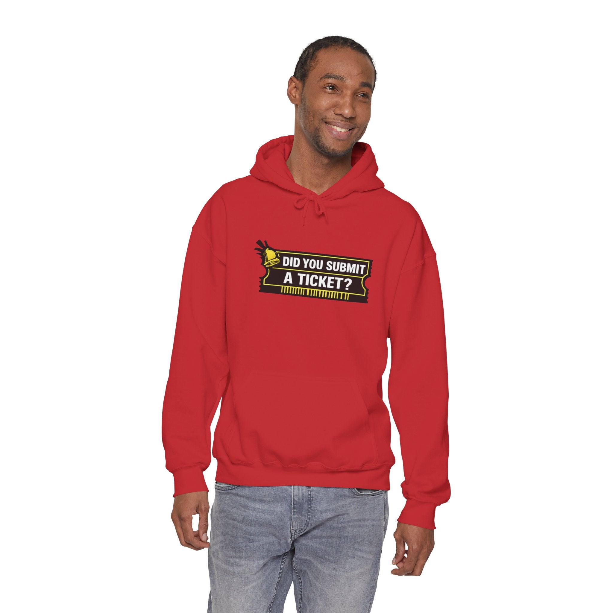 "Did You Submit a Ticket?" IT Support Humor Hoodie
