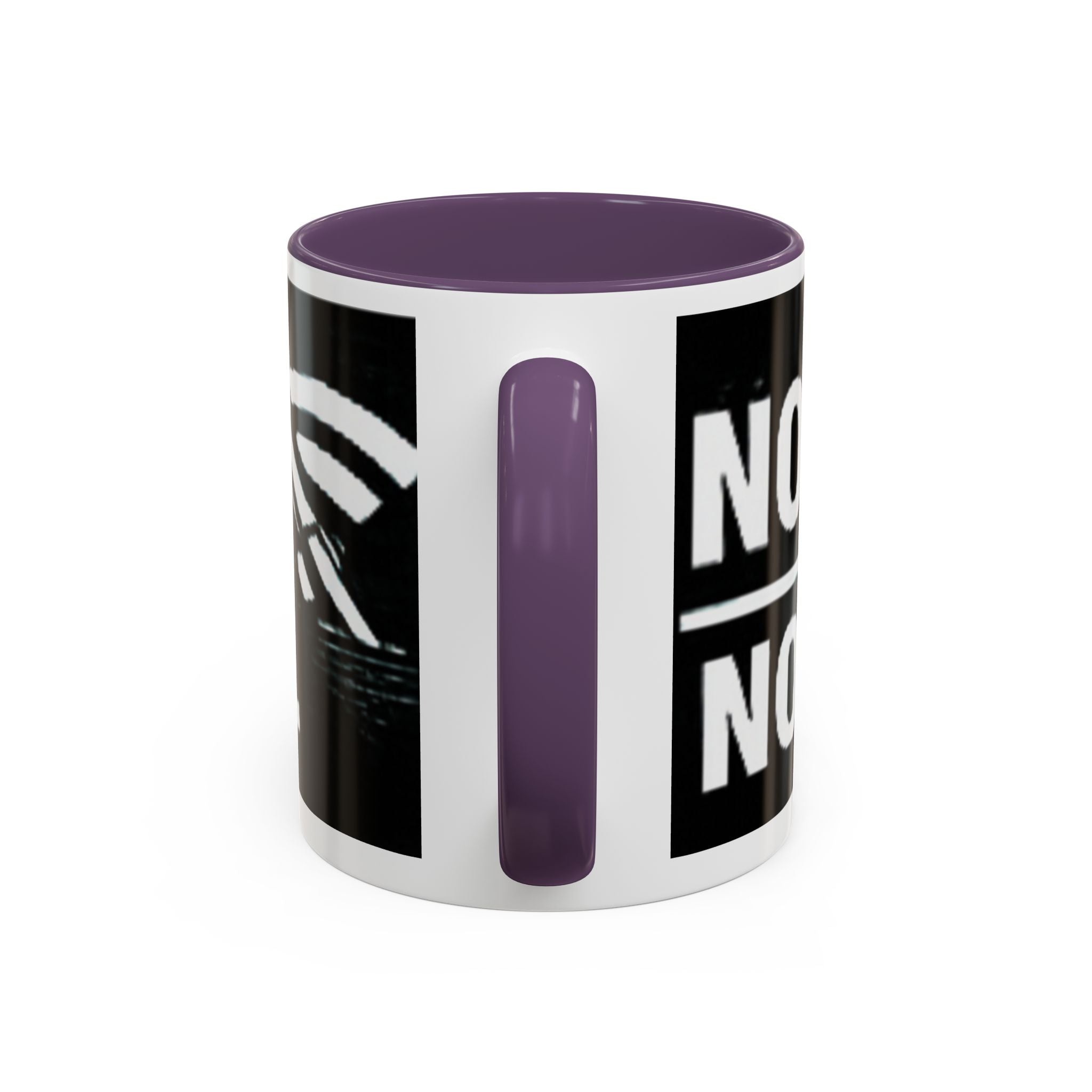 "No Signal No Problem" IT Humor Accent Coffee Mug (11, 15oz)