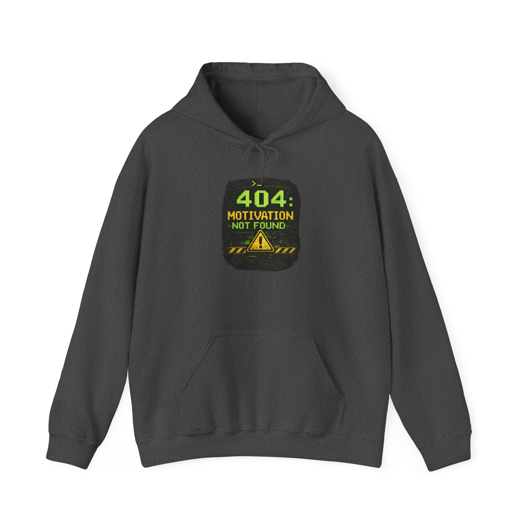 "Error 404 Motivation Not Found" IT Humor Unisex Heavy Blend™ Hoodie