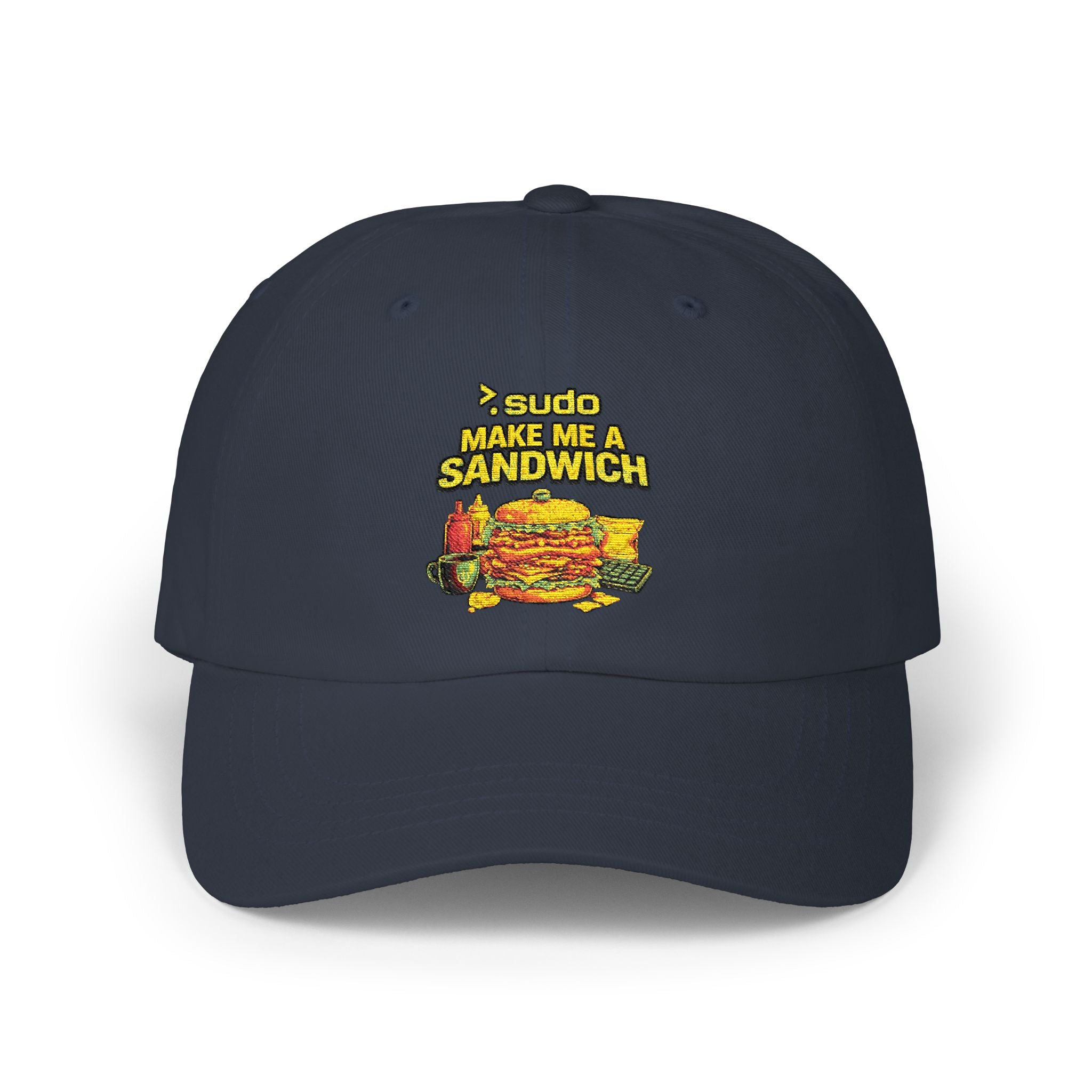 ">. Sudo Make Me A Sandwich" Tech Humor Funny IT Baseball Hat/Cap
