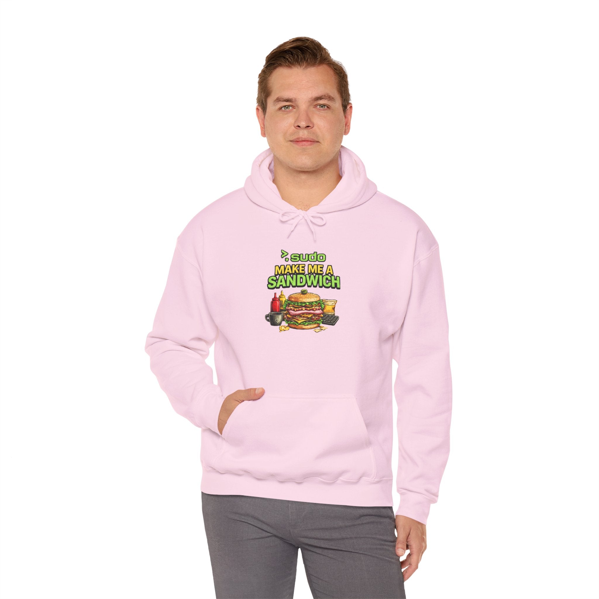 ">.Sudo Make Me A Sandwich" IT Humor Unisex Heavy Blend™ Hoodie