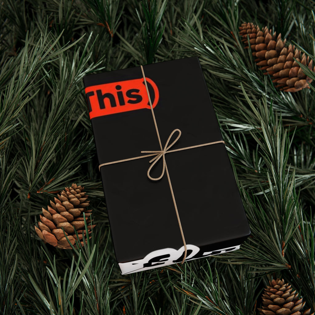 "rm -rf/ (Don't Try This)" Funny IT Gift Wrap for Techs Tech Humor Wrapping Paper