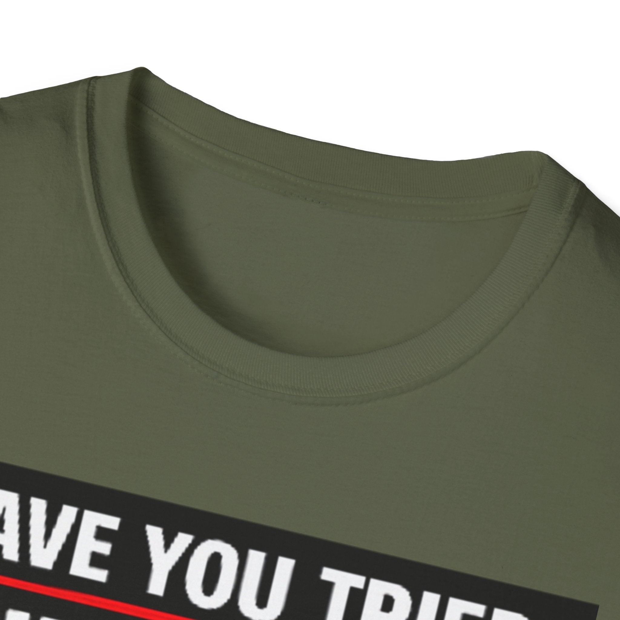 "Have You Tried Turning It Off On Again?" Funny IT T-Shirt Tech Humor Tee