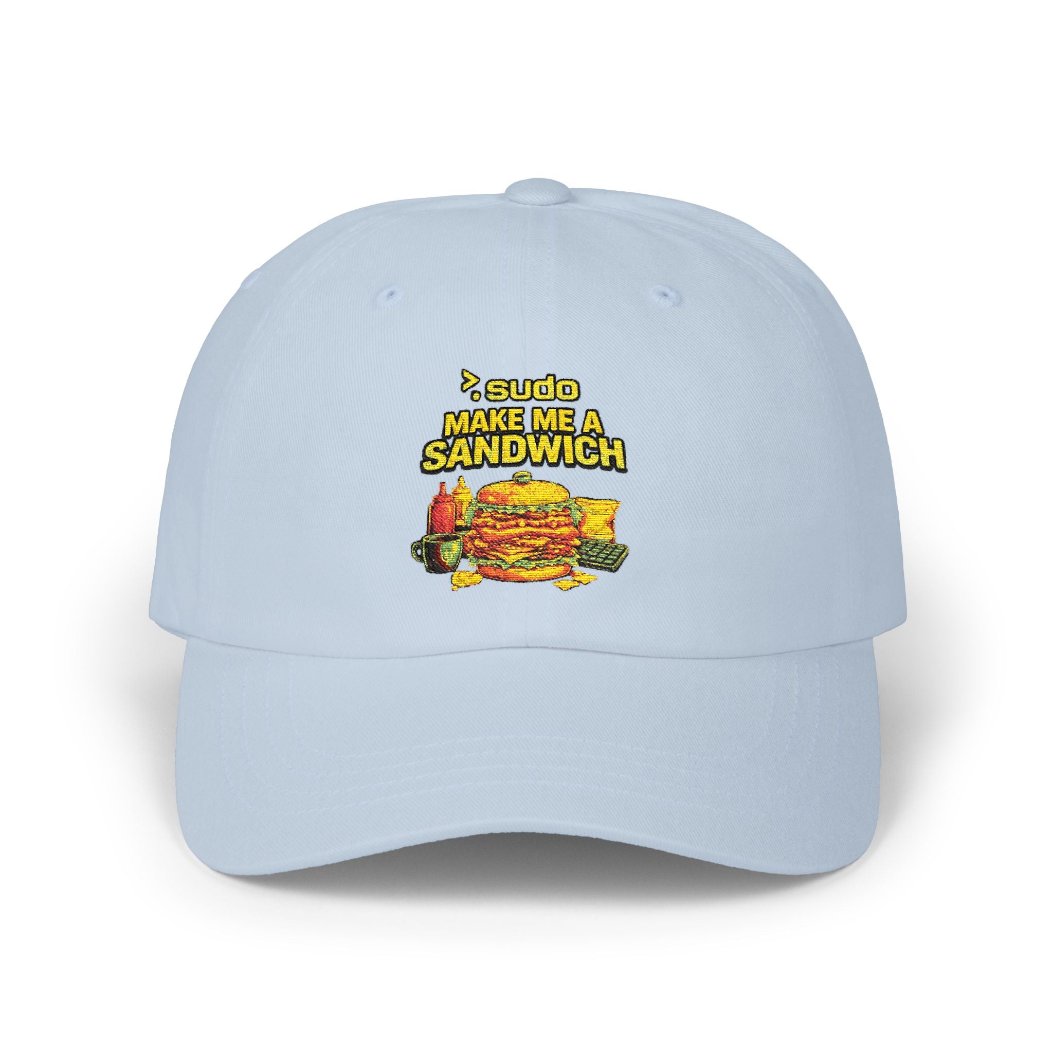 ">. Sudo Make Me A Sandwich" Tech Humor Funny IT Baseball Hat/Cap