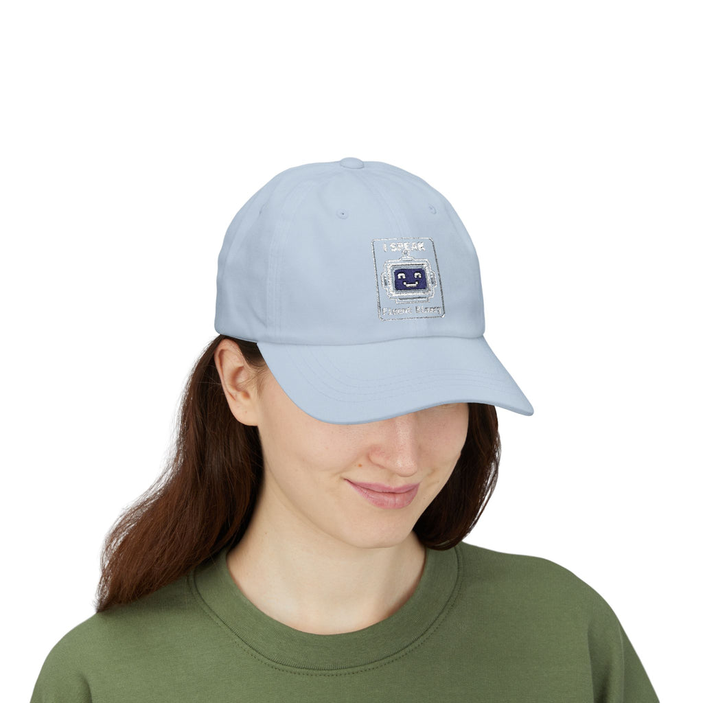 "I Speak Fluent Binary" Tech Humor Funny IT Baseball Hat/Cap