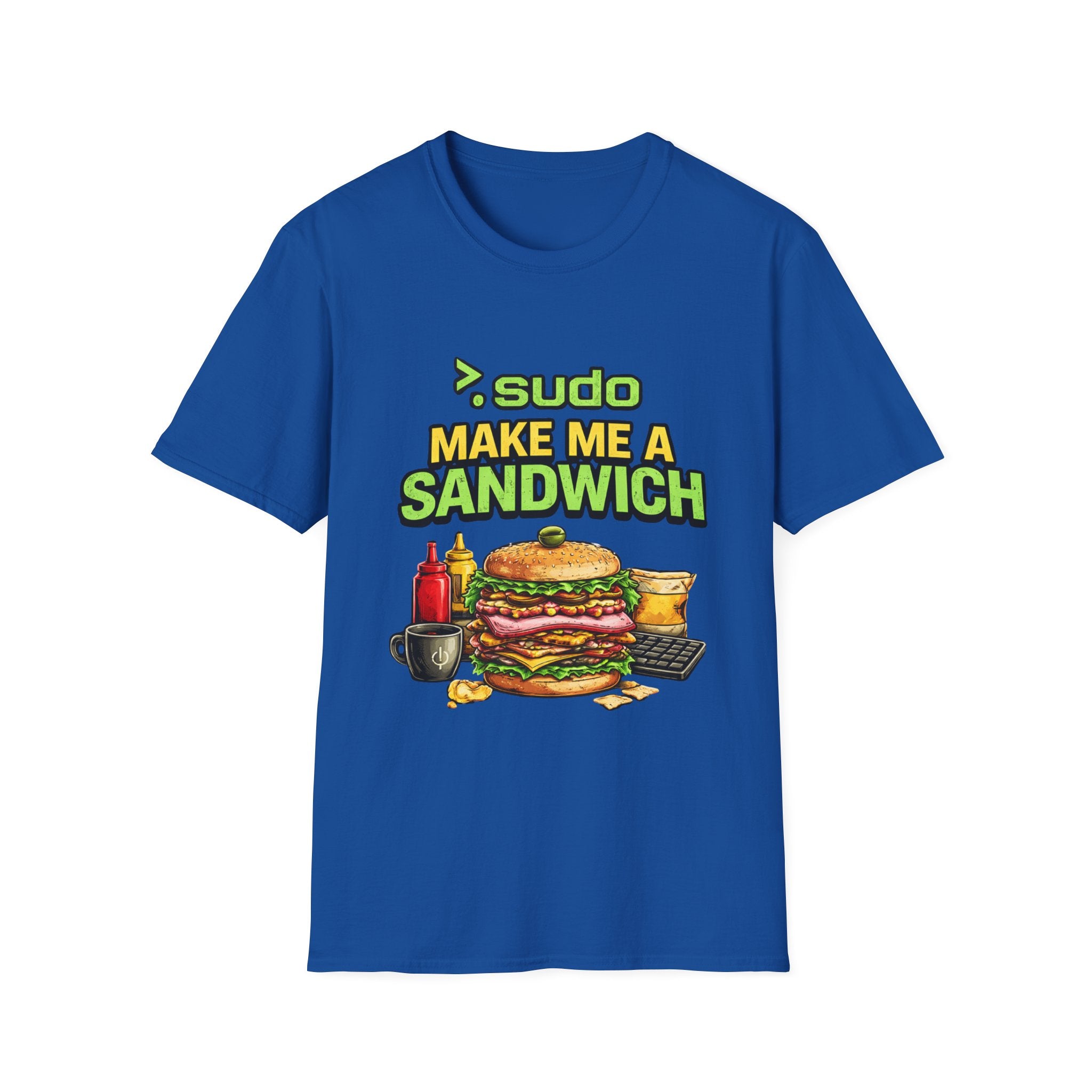 ">. Sudo Make Me a Sandwich" Funny IT T-Shirt — Programmer Tech Humor Tee