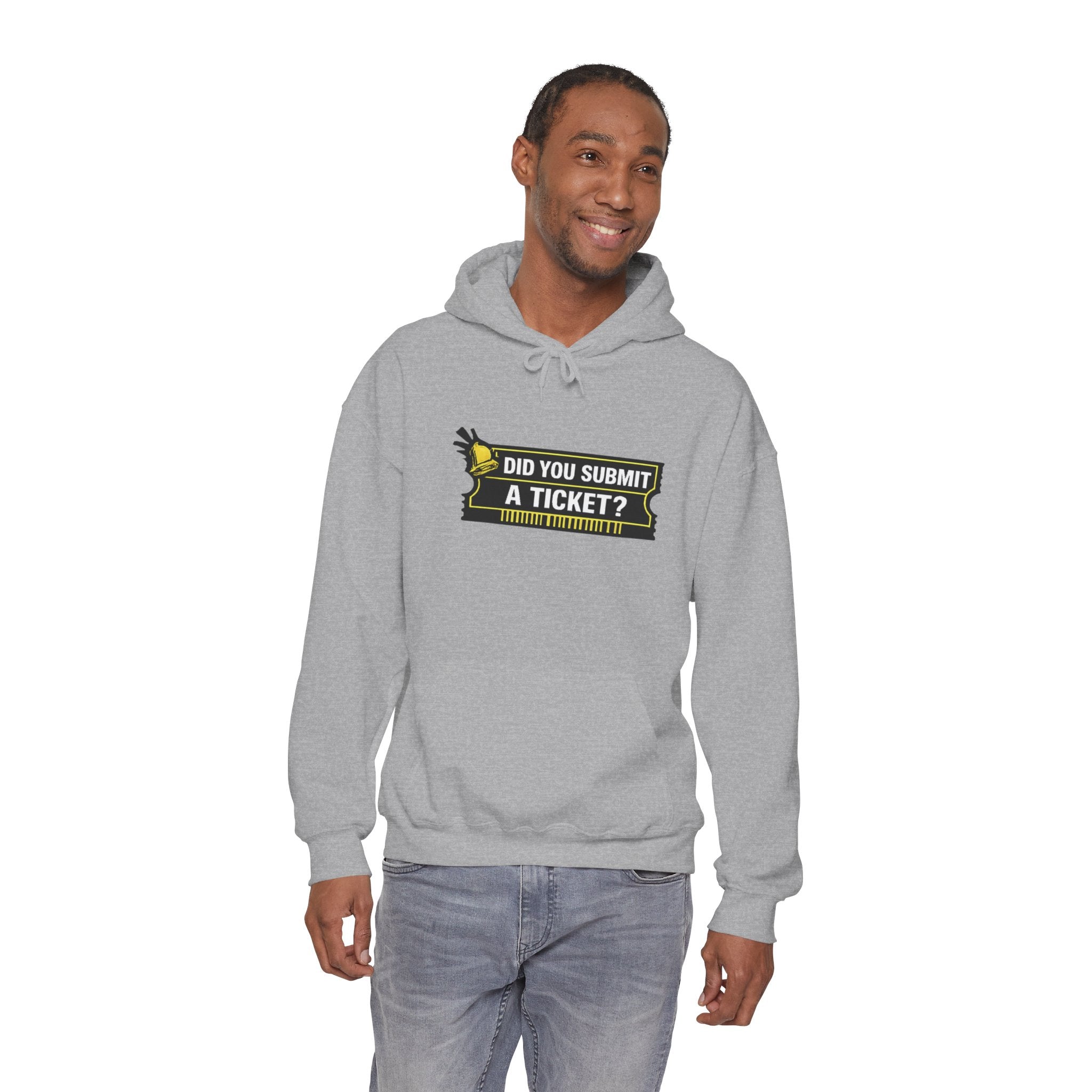 "Did You Submit a Ticket?" IT Support Humor Hoodie