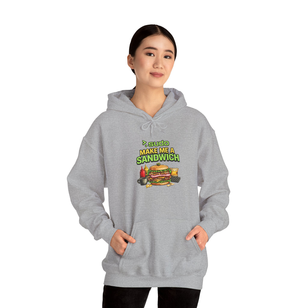 ">.Sudo Make Me A Sandwich" IT Humor Unisex Heavy Blend™ Hoodie