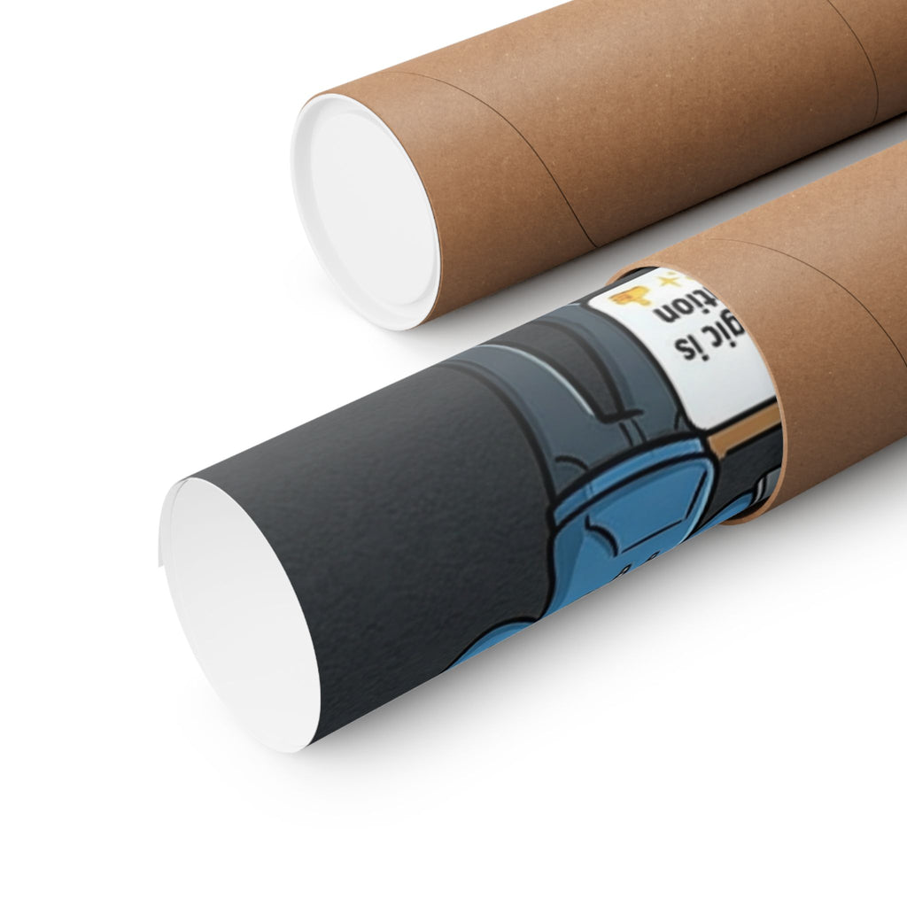 "ChatGPT Said It Would Work" Tech Humor Funny IT Matte Vertical Poster