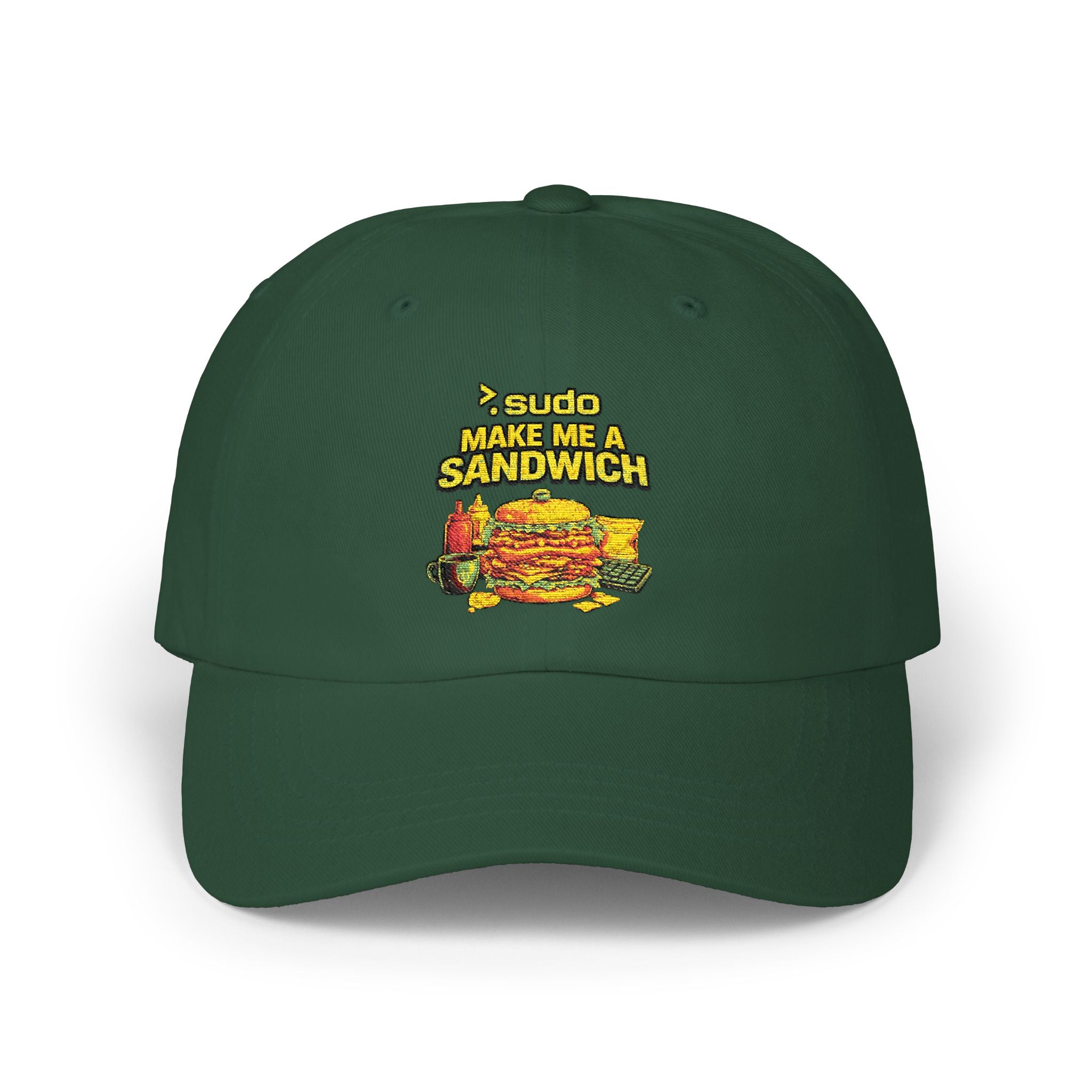">. Sudo Make Me A Sandwich" Tech Humor Funny IT Baseball Hat/Cap