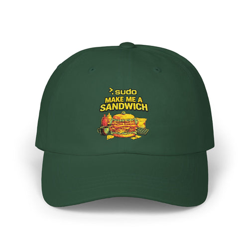 ">. Sudo Make Me A Sandwich" Tech Humor Funny IT Baseball Hat/Cap