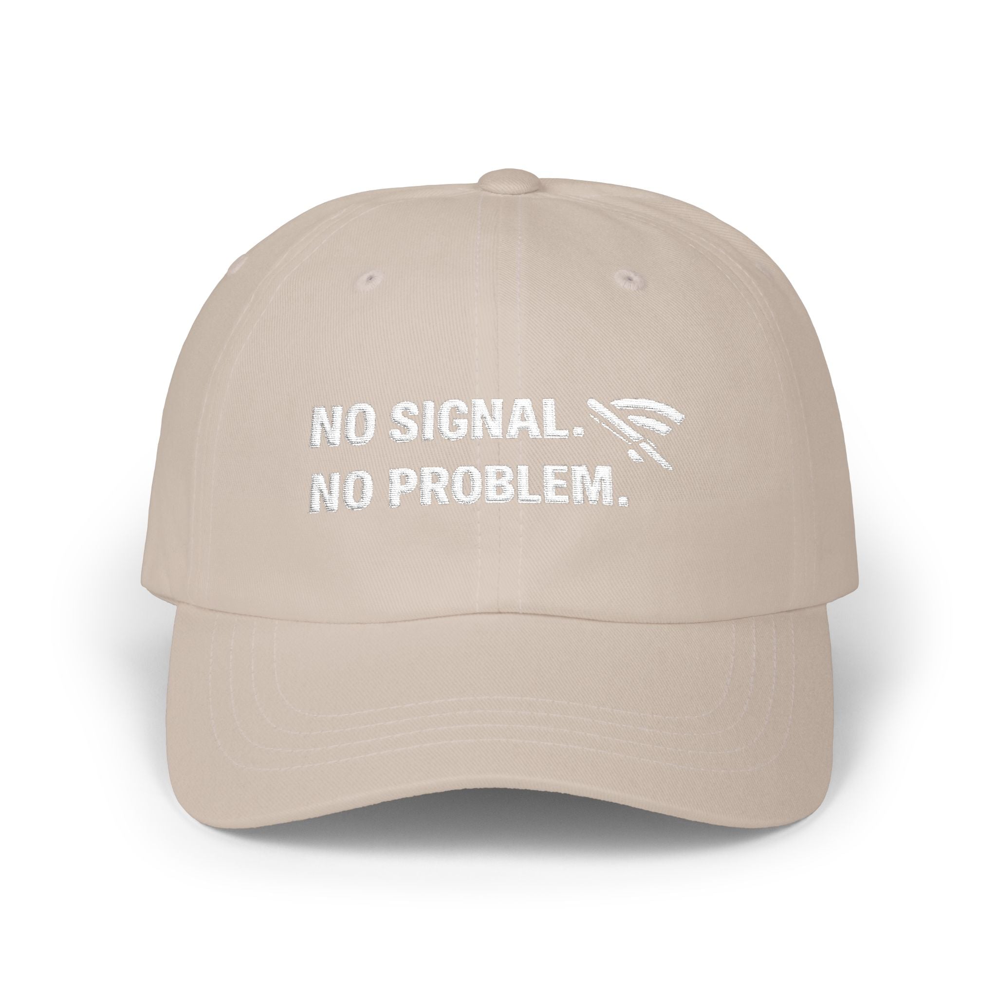 "No Signal No Problem" Tech Humor Funny IT Baseball Hat/Cap