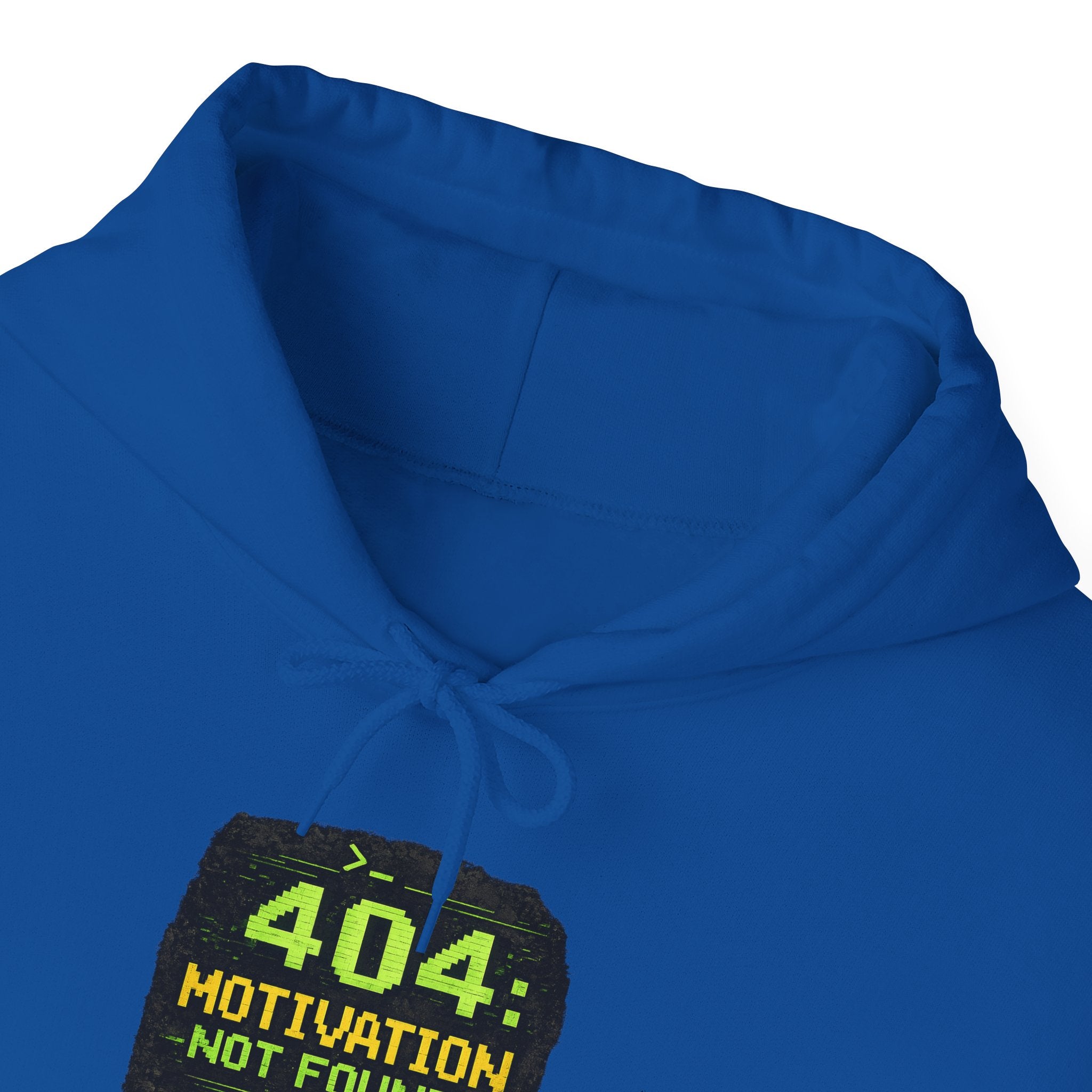 "Error 404 Motivation Not Found" IT Humor Unisex Heavy Blend™ Hoodie