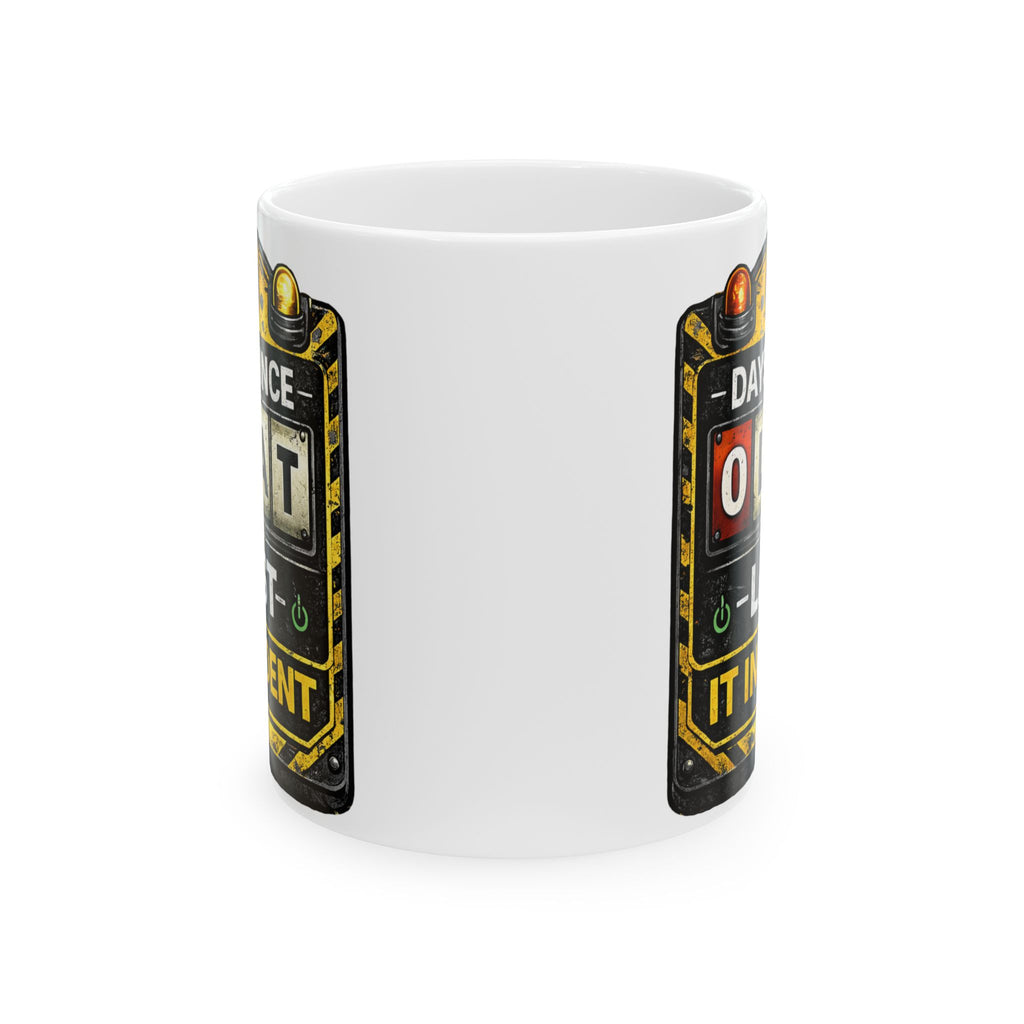 "0 days Since Last IT Incident" IT Humor Ceramic Mug, (11oz, 15oz)