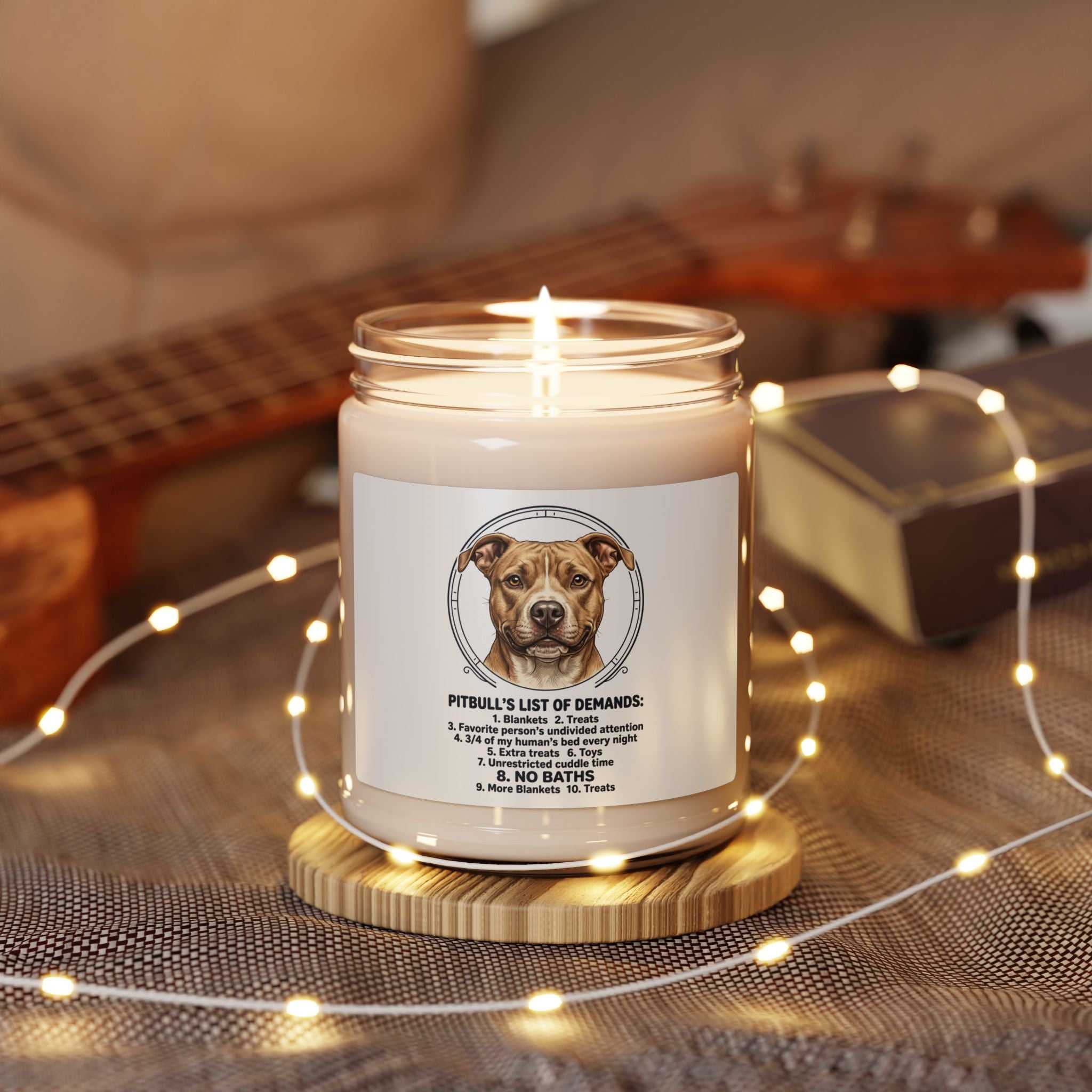 Pitbull Mom Soy Candle | Dog Mom, Rescue Pride, Fur Baby Memorial