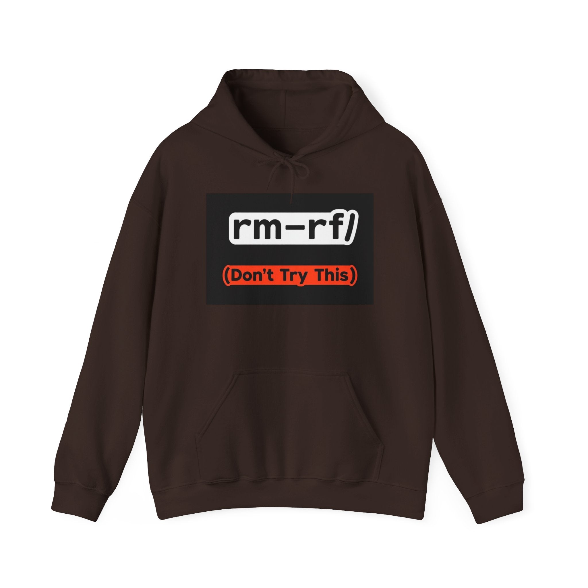 "rm–rf/ (Don't Try This)" — Funny Linux/Devops Command Hoodie