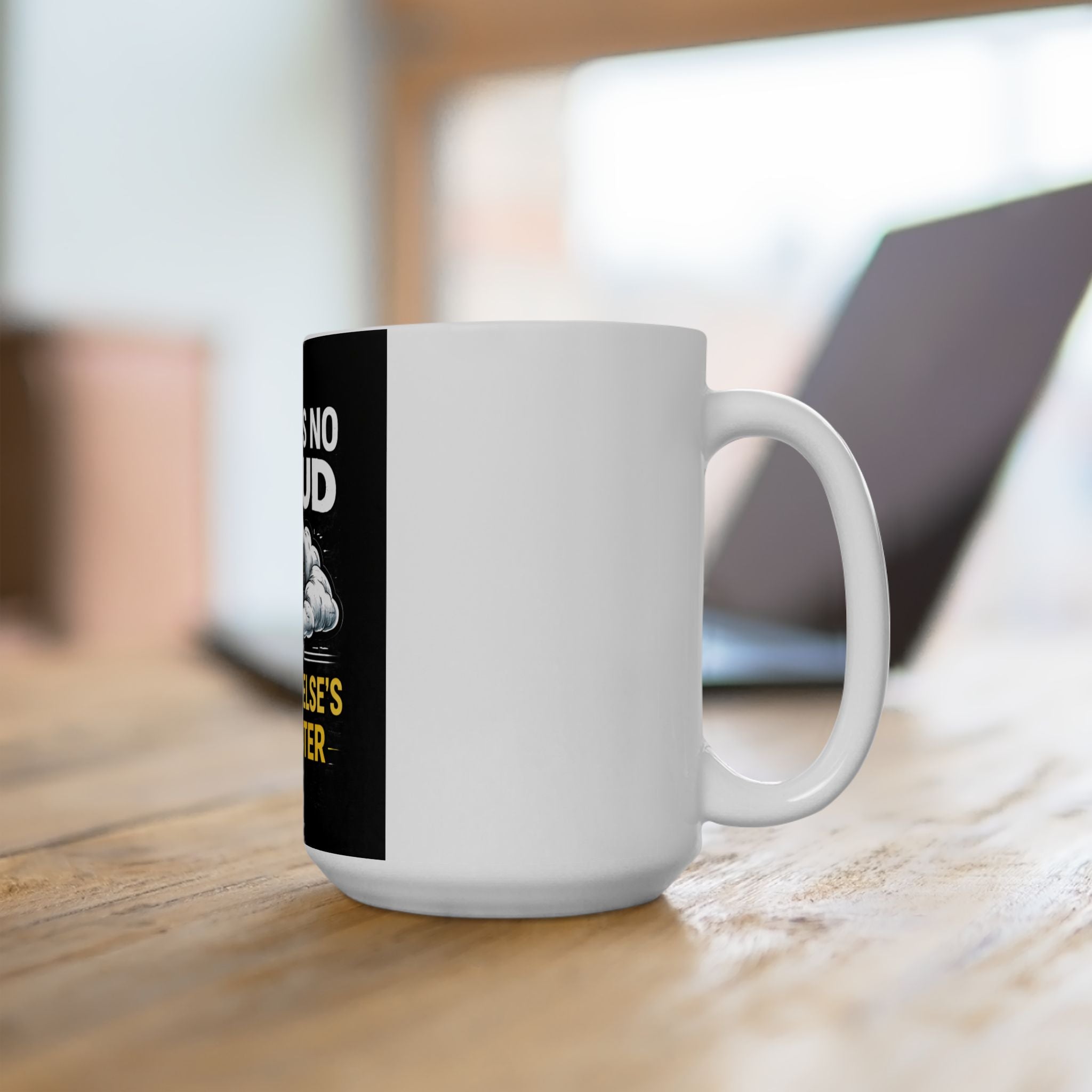 "There Is No Cloud, Just Someone Else's Computer" Tech Humor Ceramic Mug Funny IT Coffee Cup (11oz, 15oz)