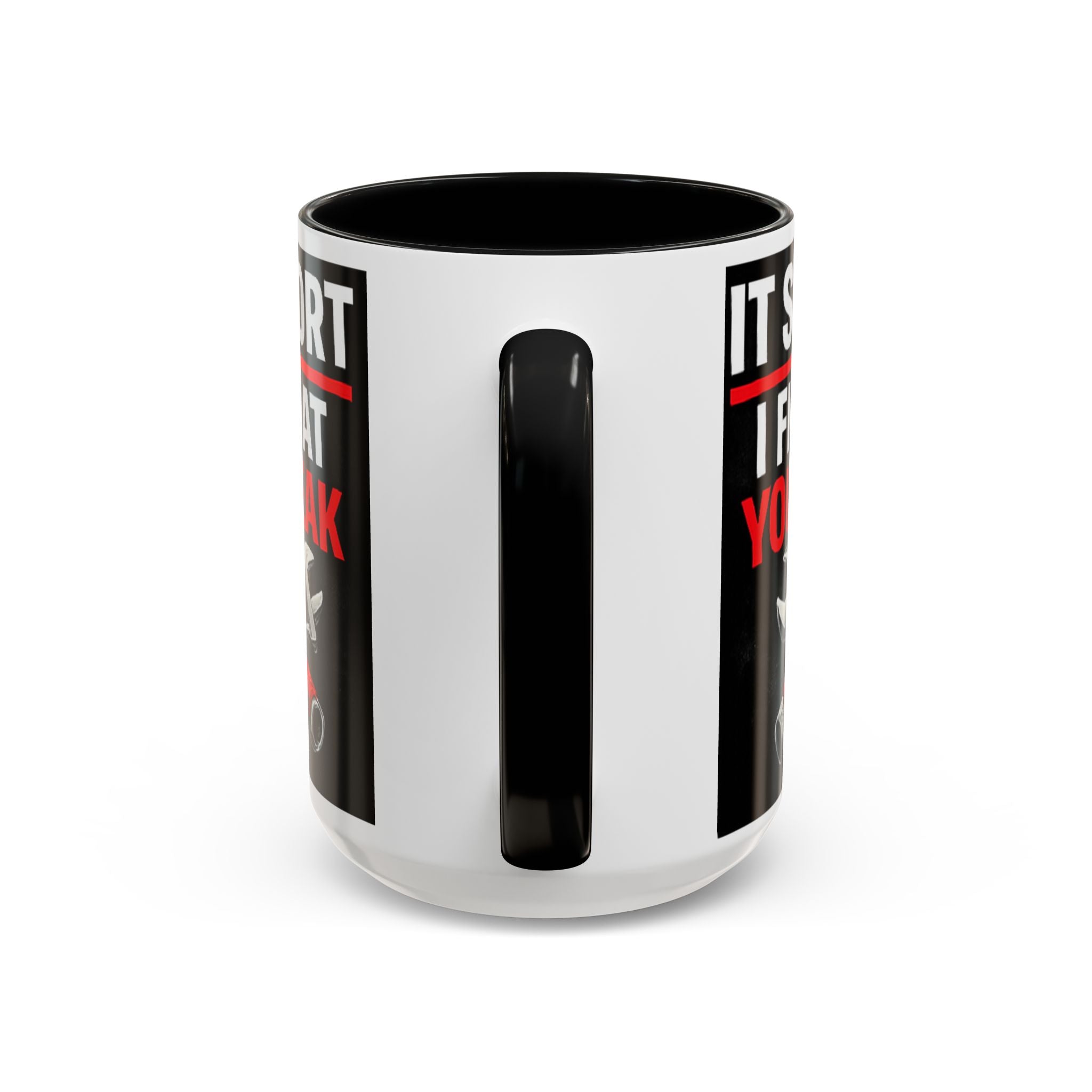"It Support:  I Fix What You Break" IT Humor Accent Coffee Mug (11, 15oz)